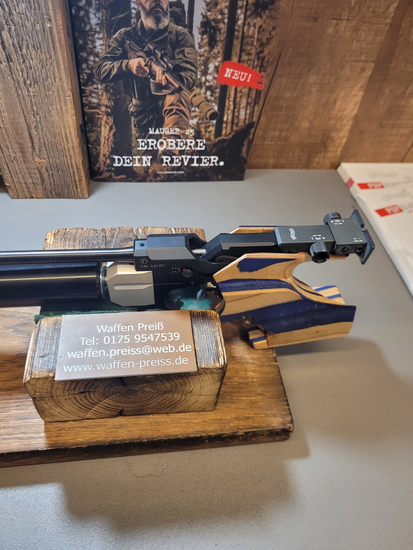 Walther LP300 Luftpistole Kartusche TÜV 06/34 – Bild 2