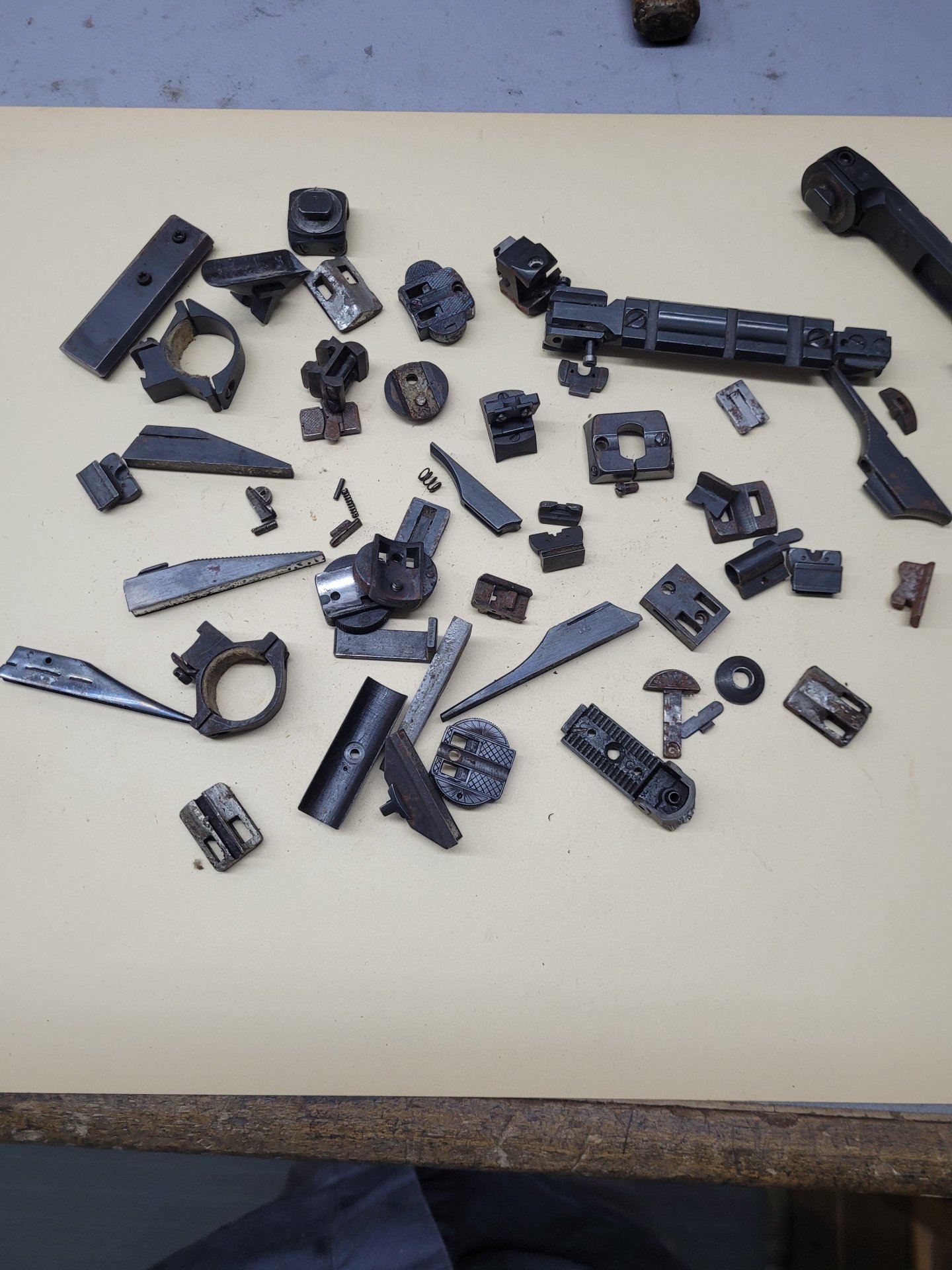 Schwenkmontage Einhakmontage Visiere Sockel Kimmen Teile Krieghoff Blaser Heym Sauer – Bild 1