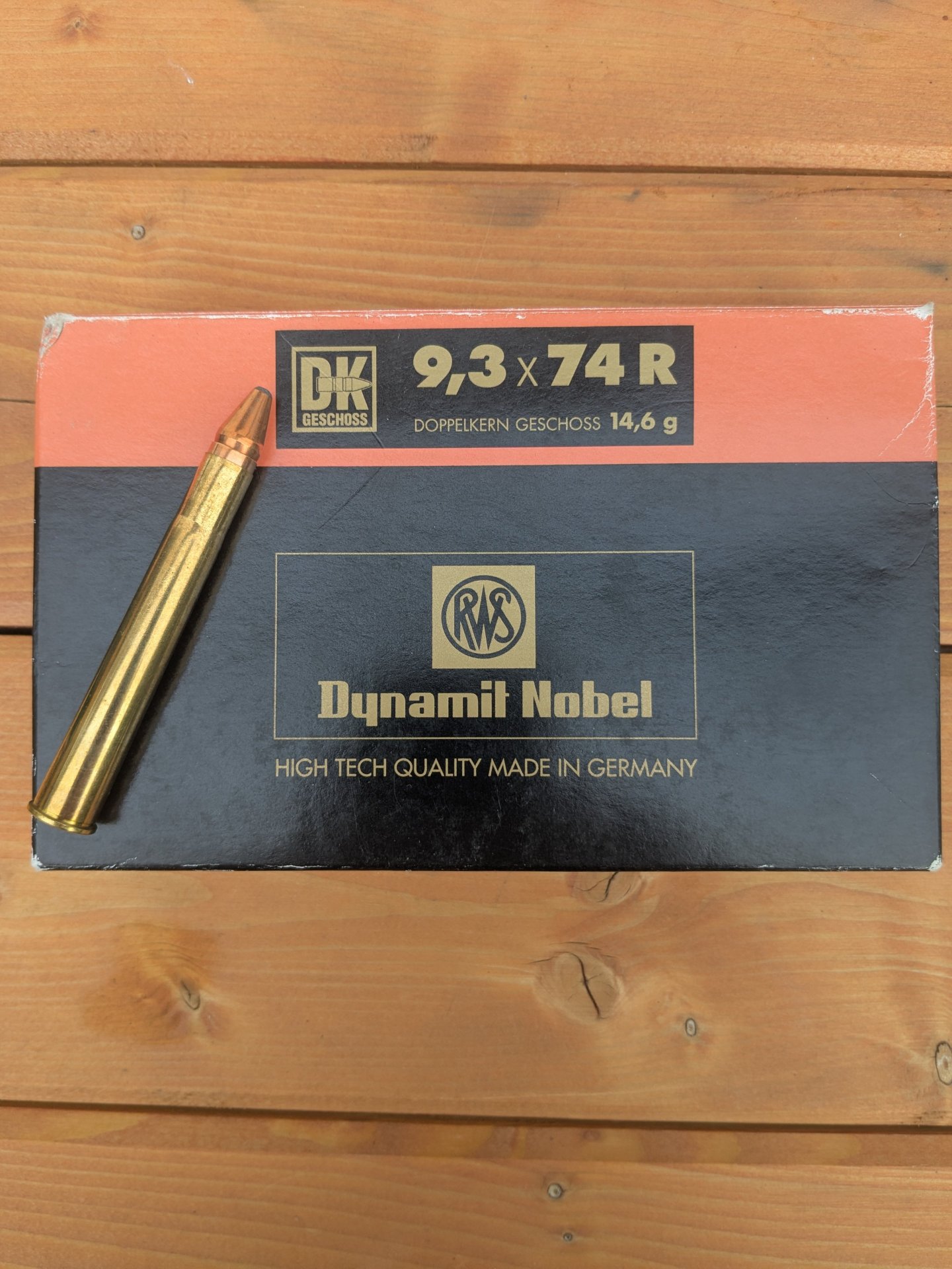 9,3x74R, RWS Doppelkern 20 Schuss wie neu – Bild 1