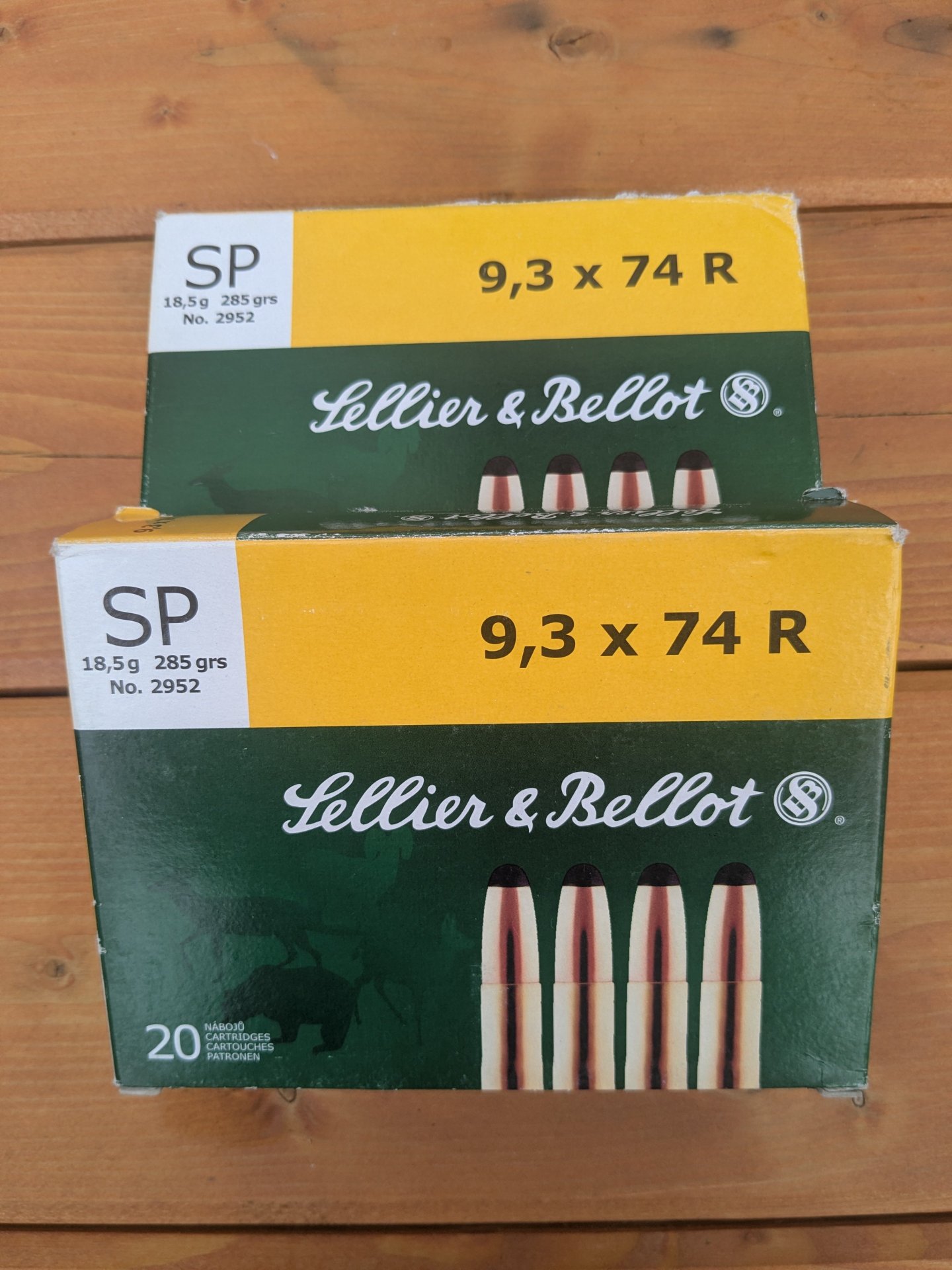 9,3x74R, 18,5 gr TM von S&B 32 Schuss – Bild 1