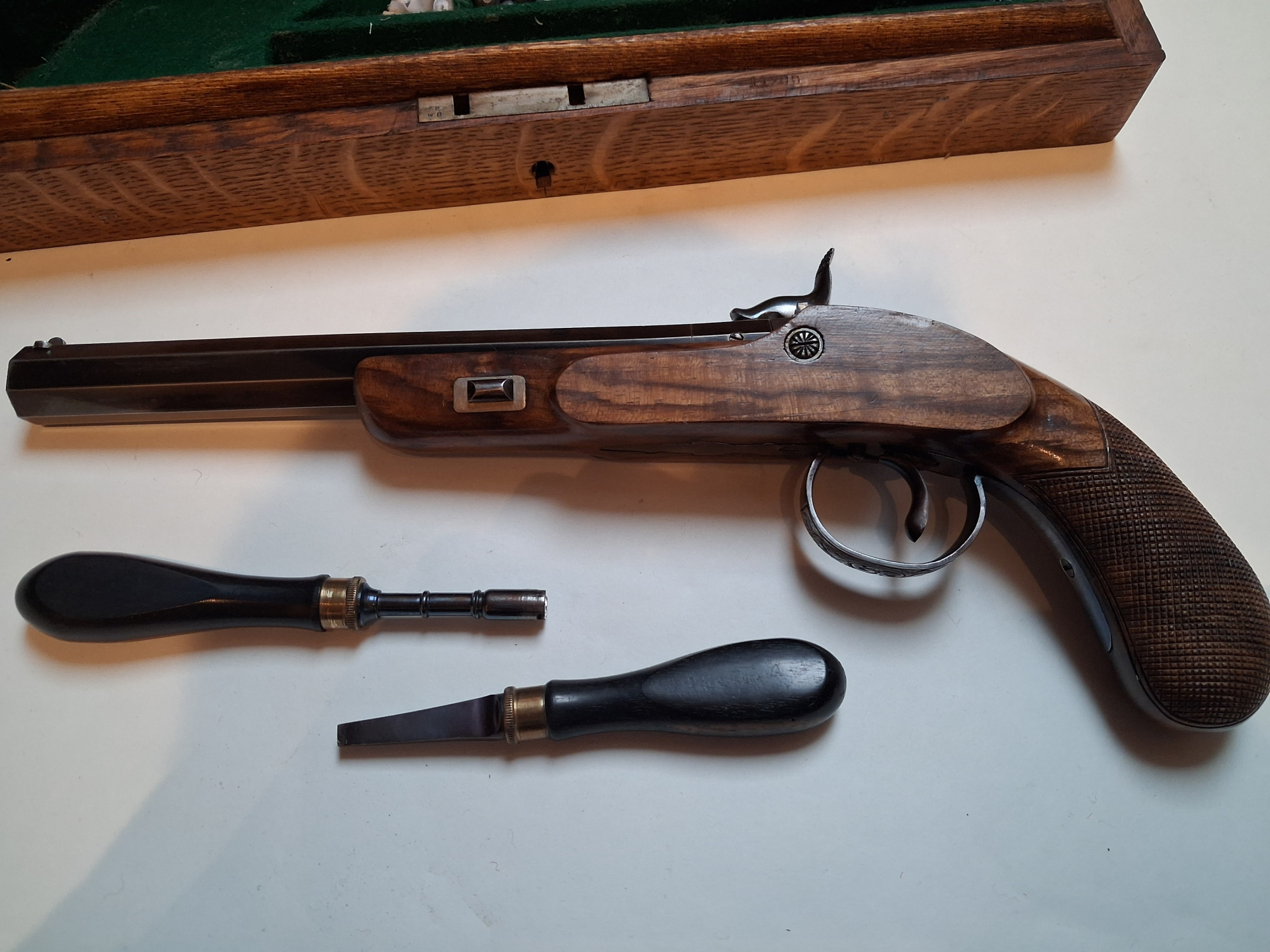 Scheibenpistole unbekannter Hersteller Cal.36 – Bild 4