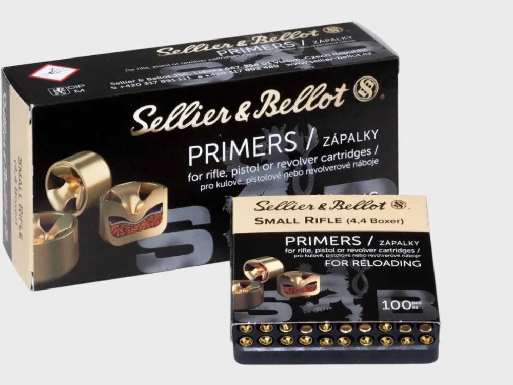 Sellier & Bellot Zündhütchen 4,4 mm Small Rifle / 1000 Stk. – Bild 1