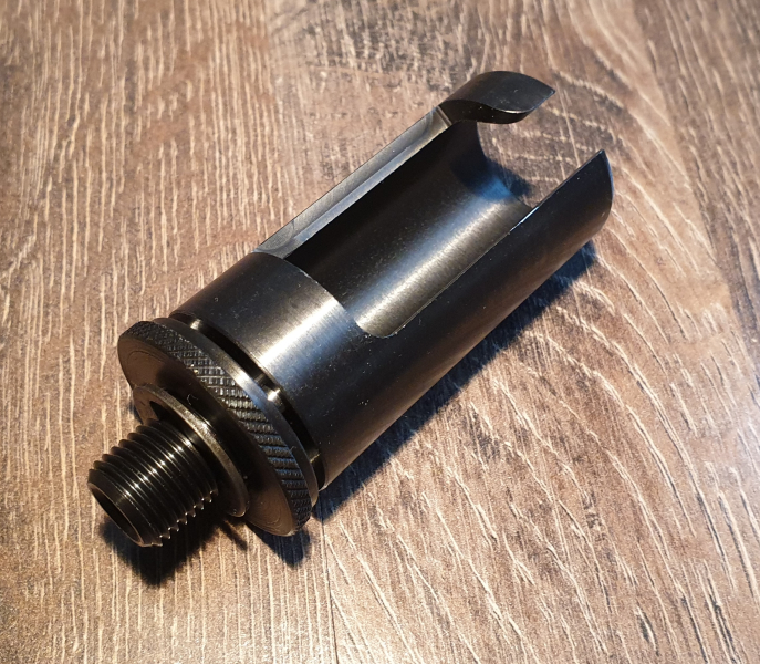 Schalldämpferadapter 1/2 x 20 UNF 1/2 x 28 UNEF Gewinde Ruger Mark Mk. 2/3/4 II/III/IV .22lfb – Bild 1