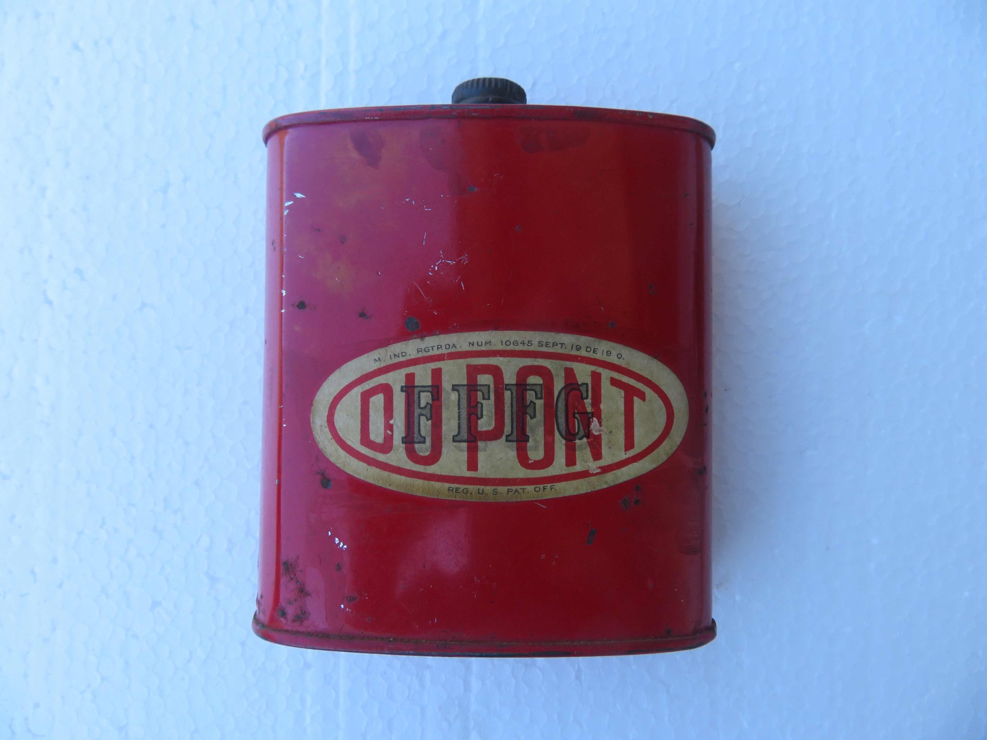 Antike Dupont Pulverdose aus USA – Bild 2