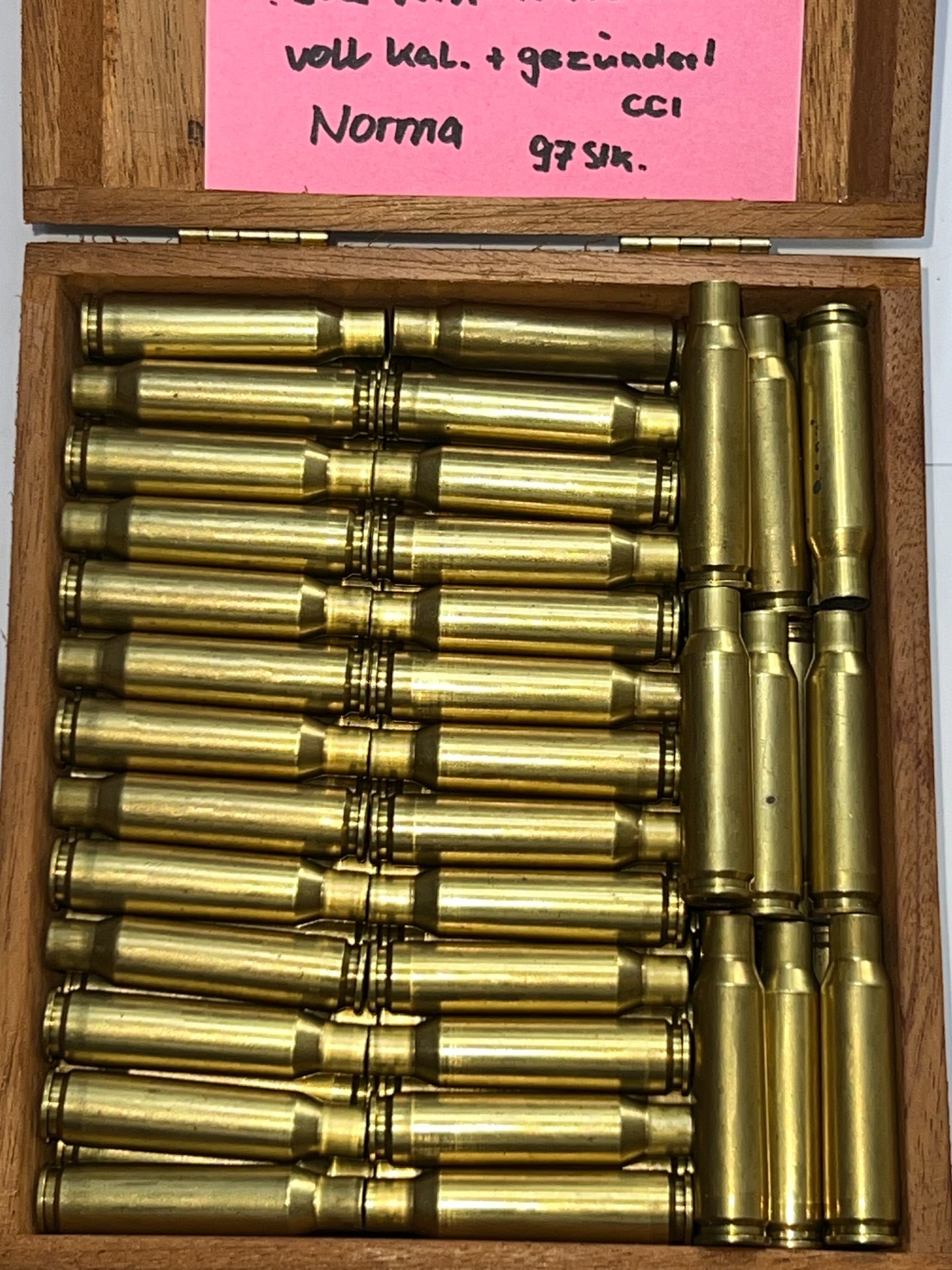 .308 Win Hülsen Norma voll-kalibriert und gezündert 97 Stk. – Bild 1