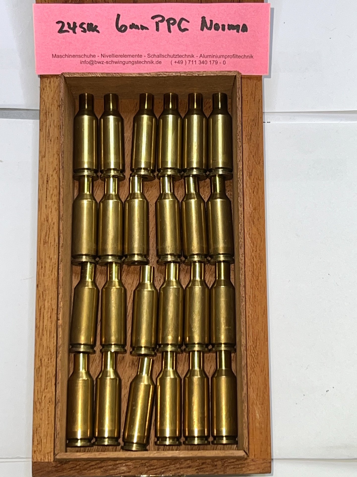6mm PPC Norma Hülsen 24 Stk. alle Maße kontrolliert und korrigiert – Bild 1