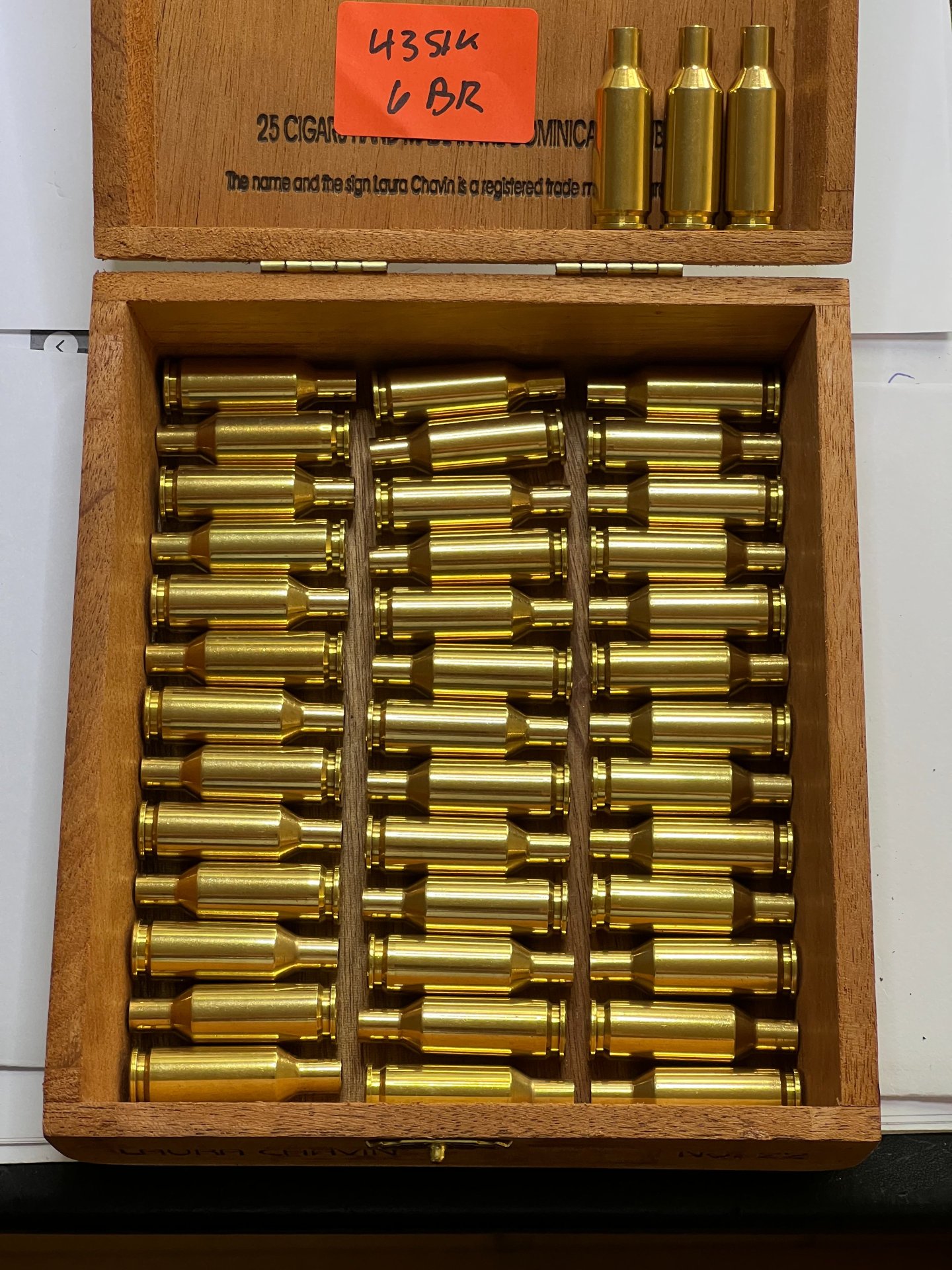6mm BR Hülsen Norma 43 Stk. – Bild 1