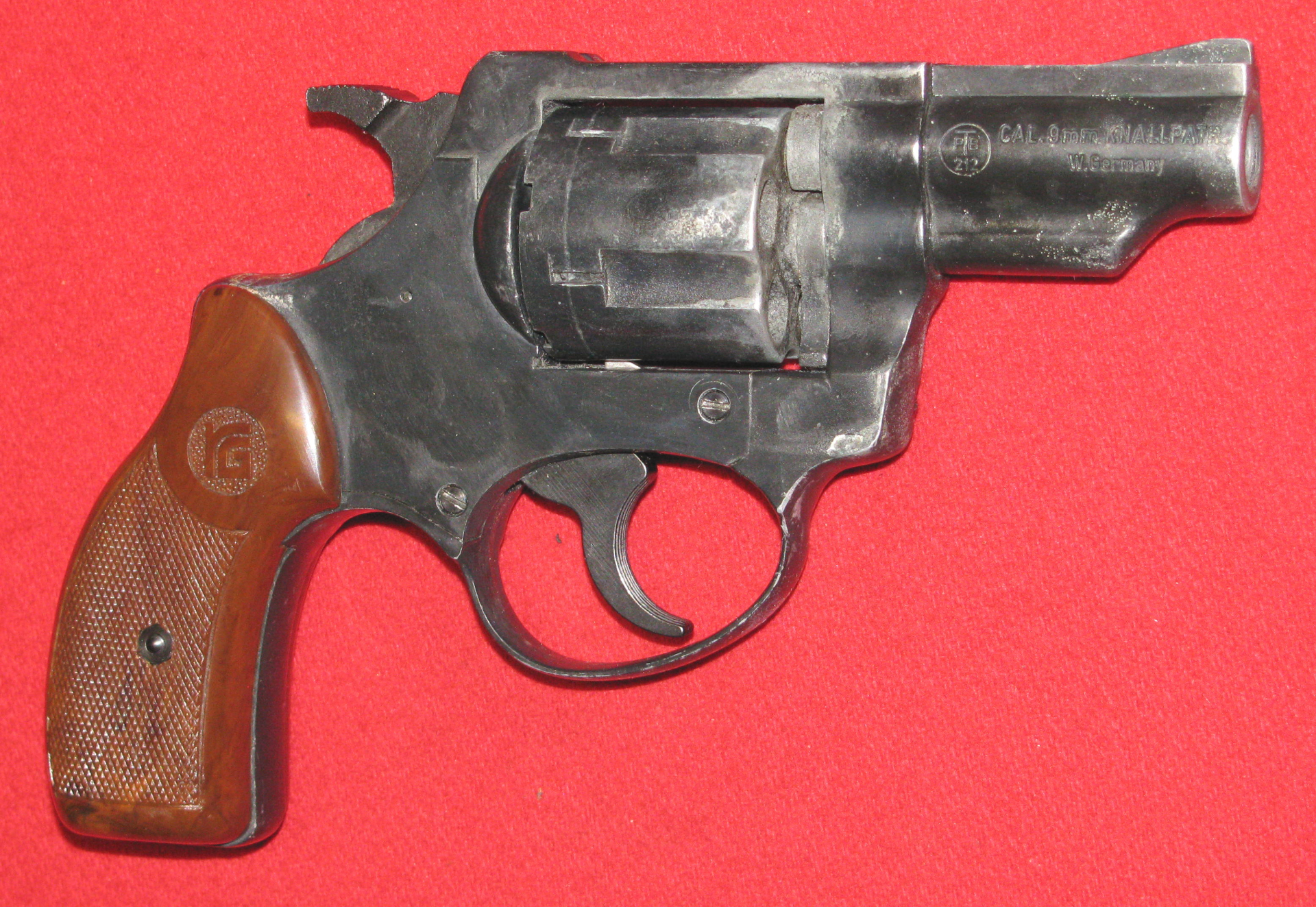 RÖHM Schreckschuss- Revolver, ein RÖHM RG 79 mit der PTB 212 in CAL.. 9mm Knall – Bild 3