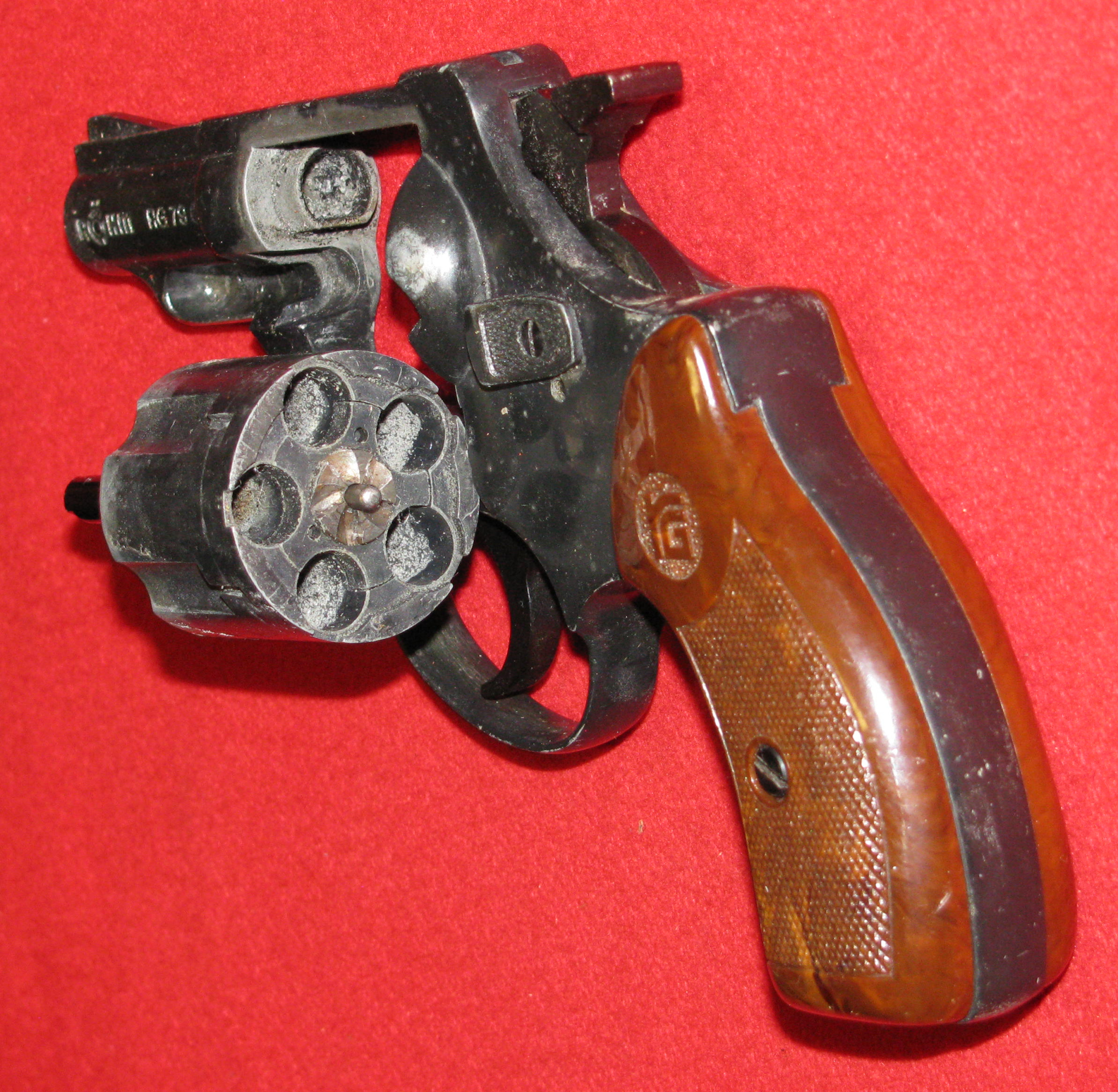 RÖHM Schreckschuss- Revolver, ein RÖHM RG 79 mit der PTB 212 in CAL.. 9mm Knall – Bild 2
