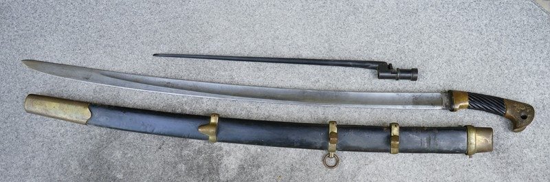 Original Sowjetische Kosaken-Schaschka M1927 WK2 Bajonett 91/30 – Bild 1