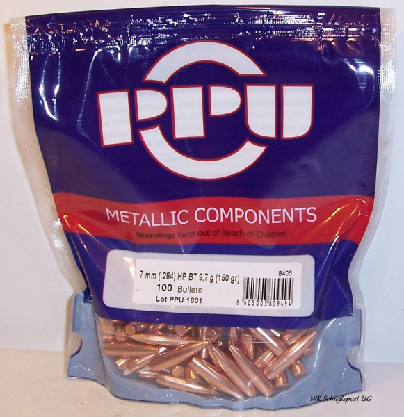 100 PRVI Geschosse 7mm(.284) - 150 - HPBT-Match - B-405 – Bild 1