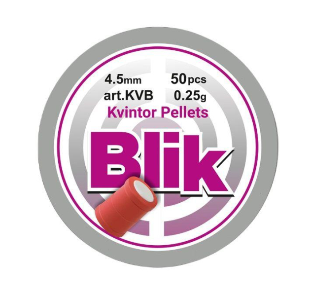 Kvintor Blik Kwintor Blik Knall Diabolo Diabolos 4,5 mm (.177) 50 Stück 0,25 gram für Luftgewehr – Bild 1