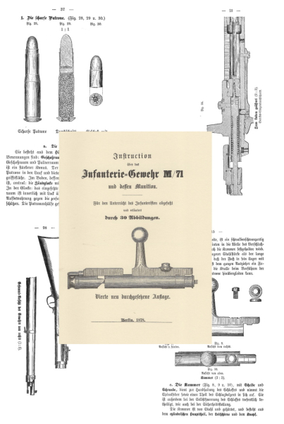 Nachdruck Dienstvorschrift Gewehr M71 von 1878 – Bild 1