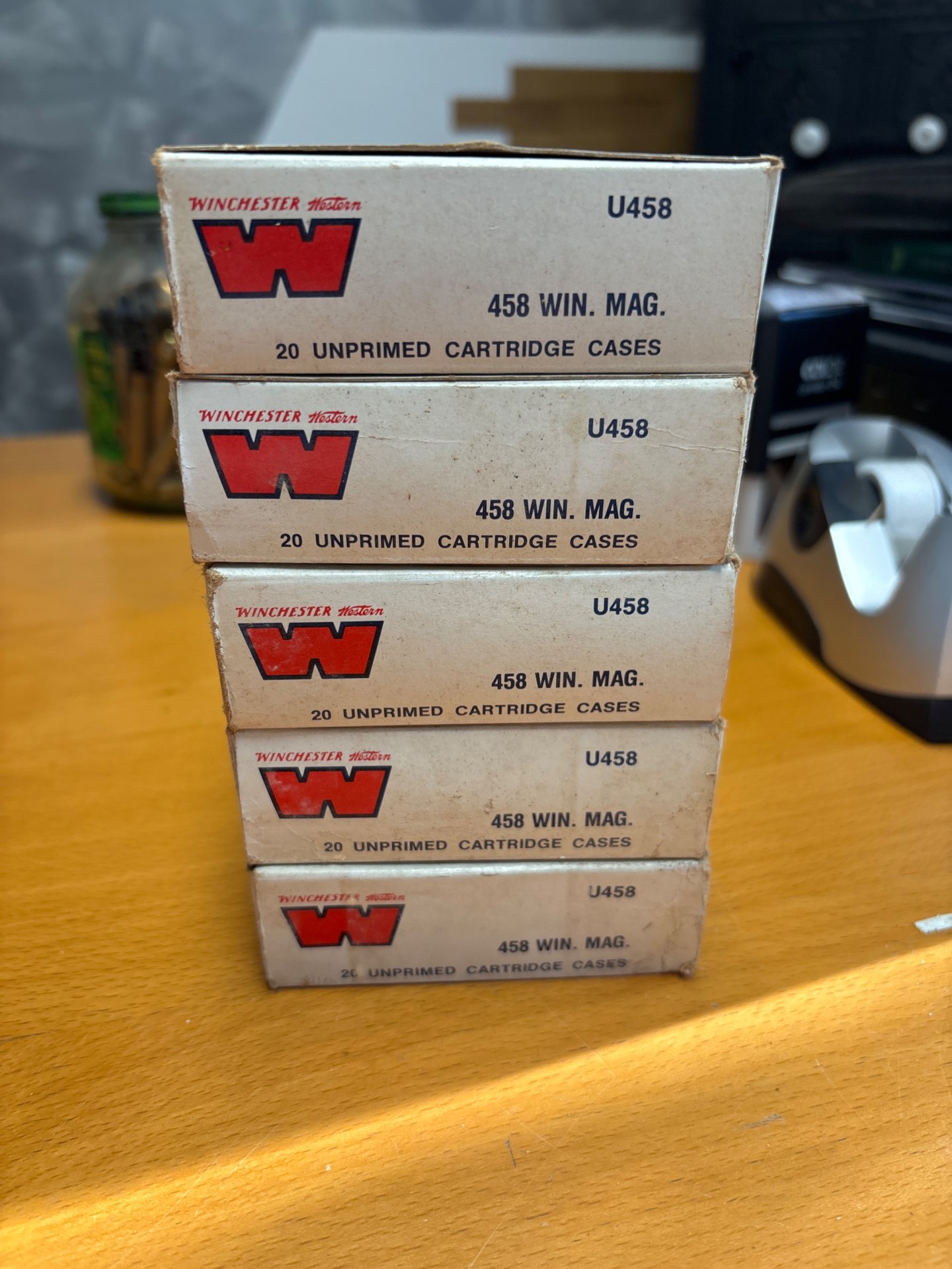Winchester 458 Win. mag. Hülsen 100Stk. – Bild 1