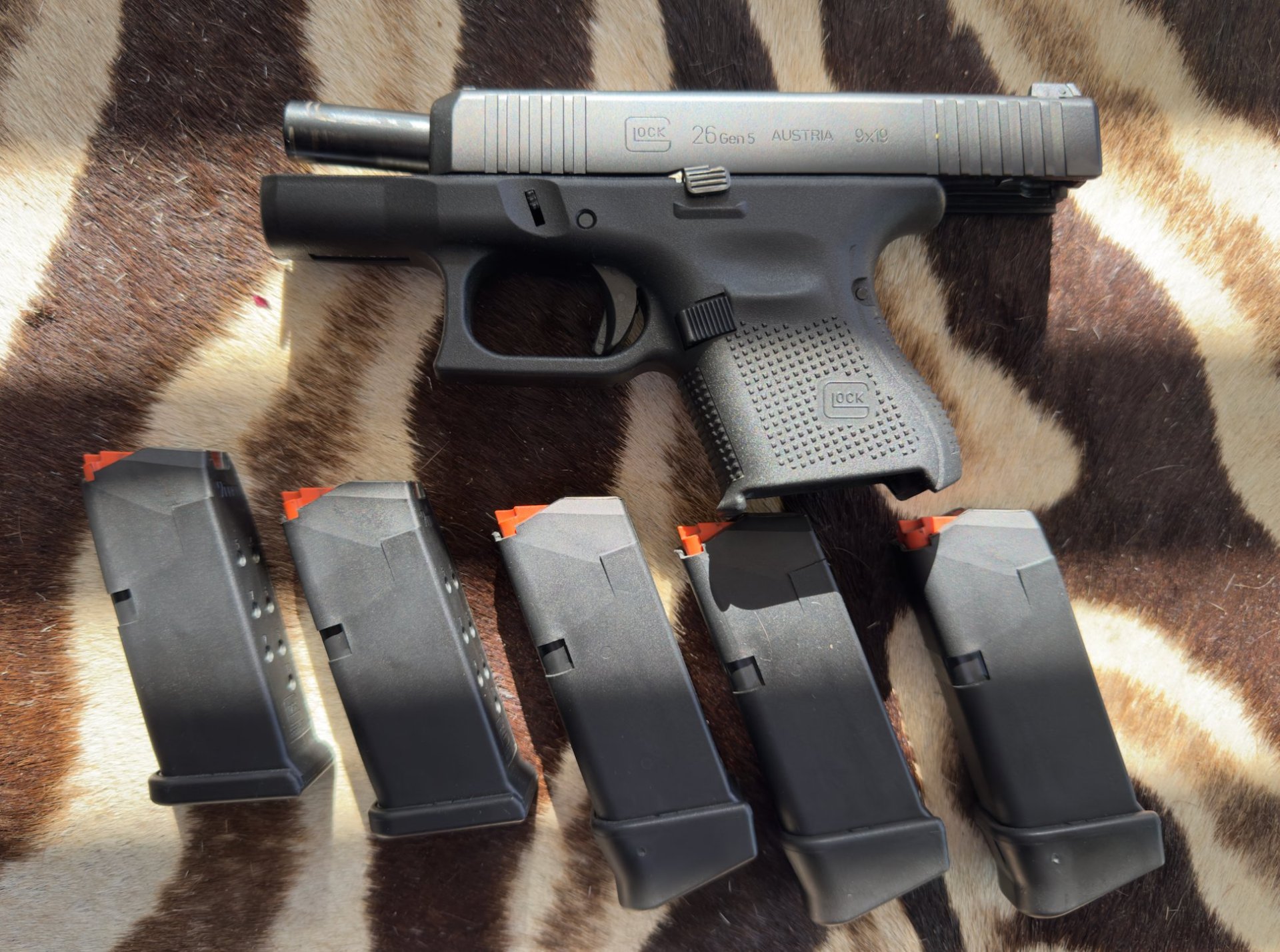 Glock 26 Gen5 9x19 – neuwertig – nur 1x geschossen – 5 Magazine – Bild 1