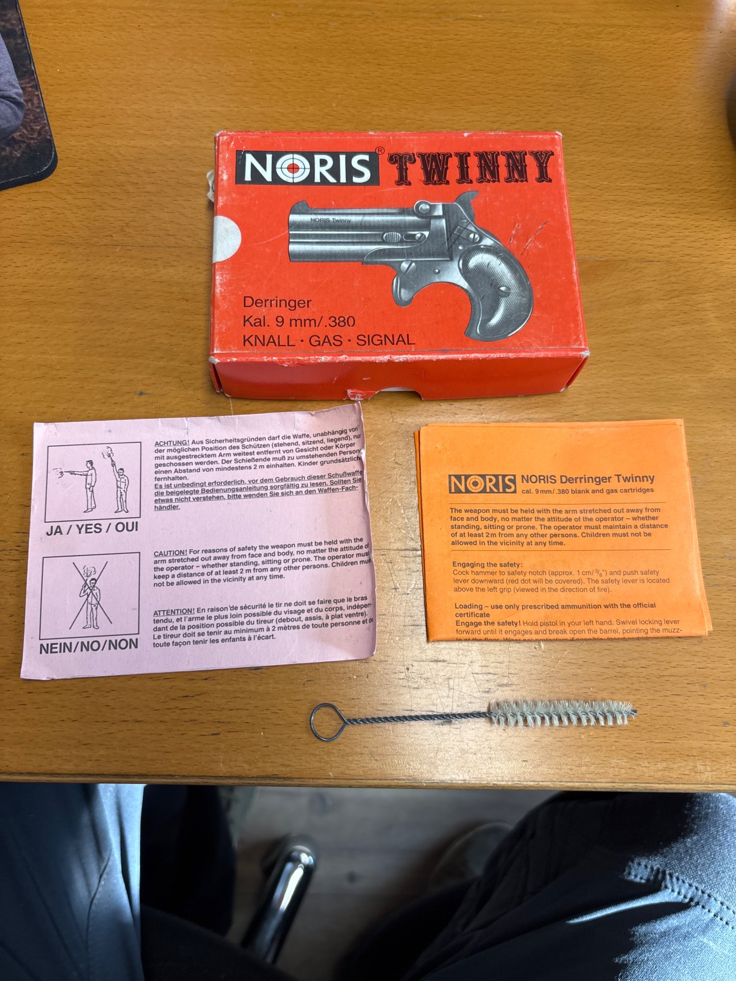 Noris Twinny Derringer kal. 9mm knall – Bild 1