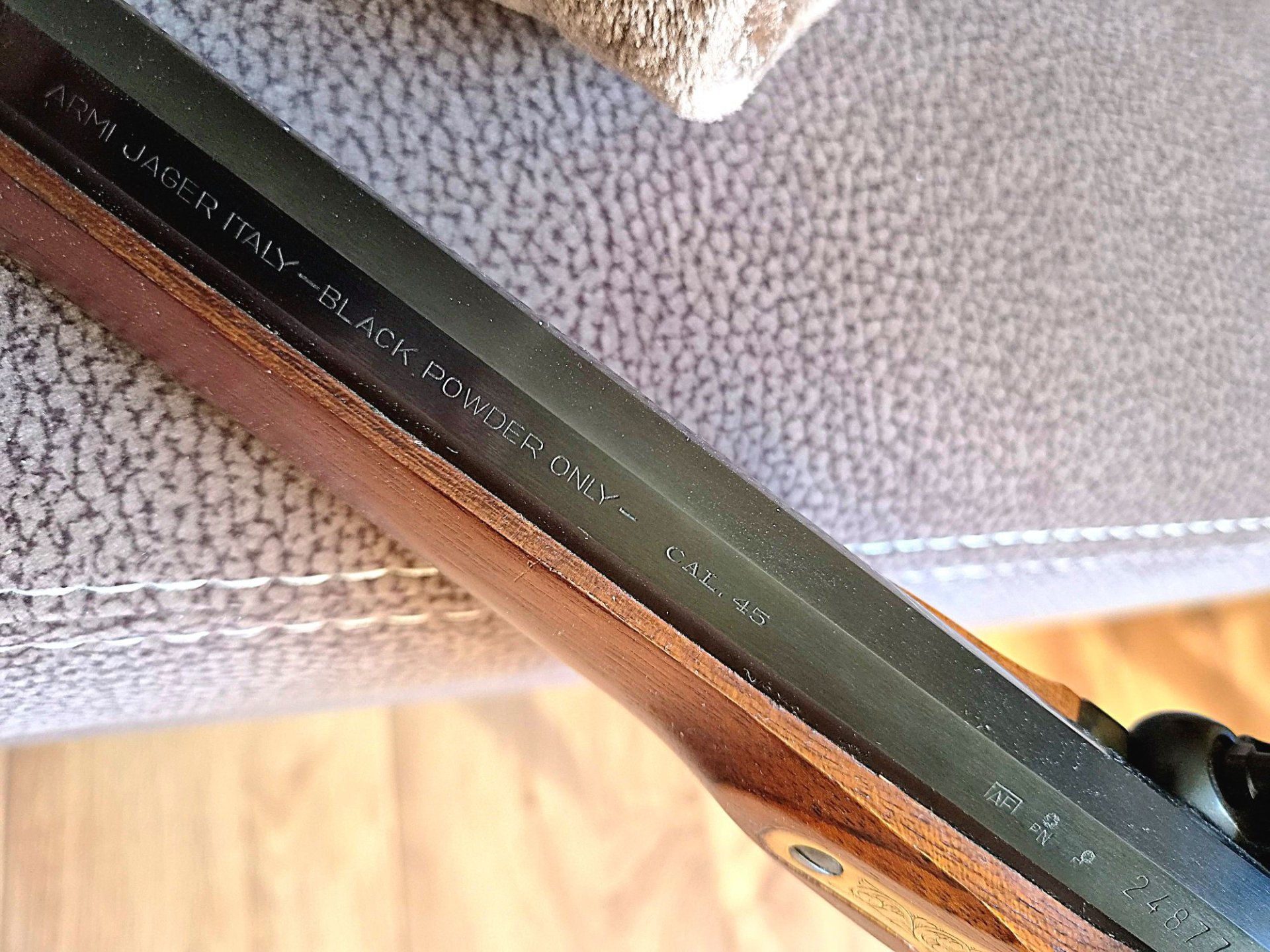 Armi Jäger Perkussionsgewehr Vorderlader "Kentucky" Kaliber .45 – Bild 5