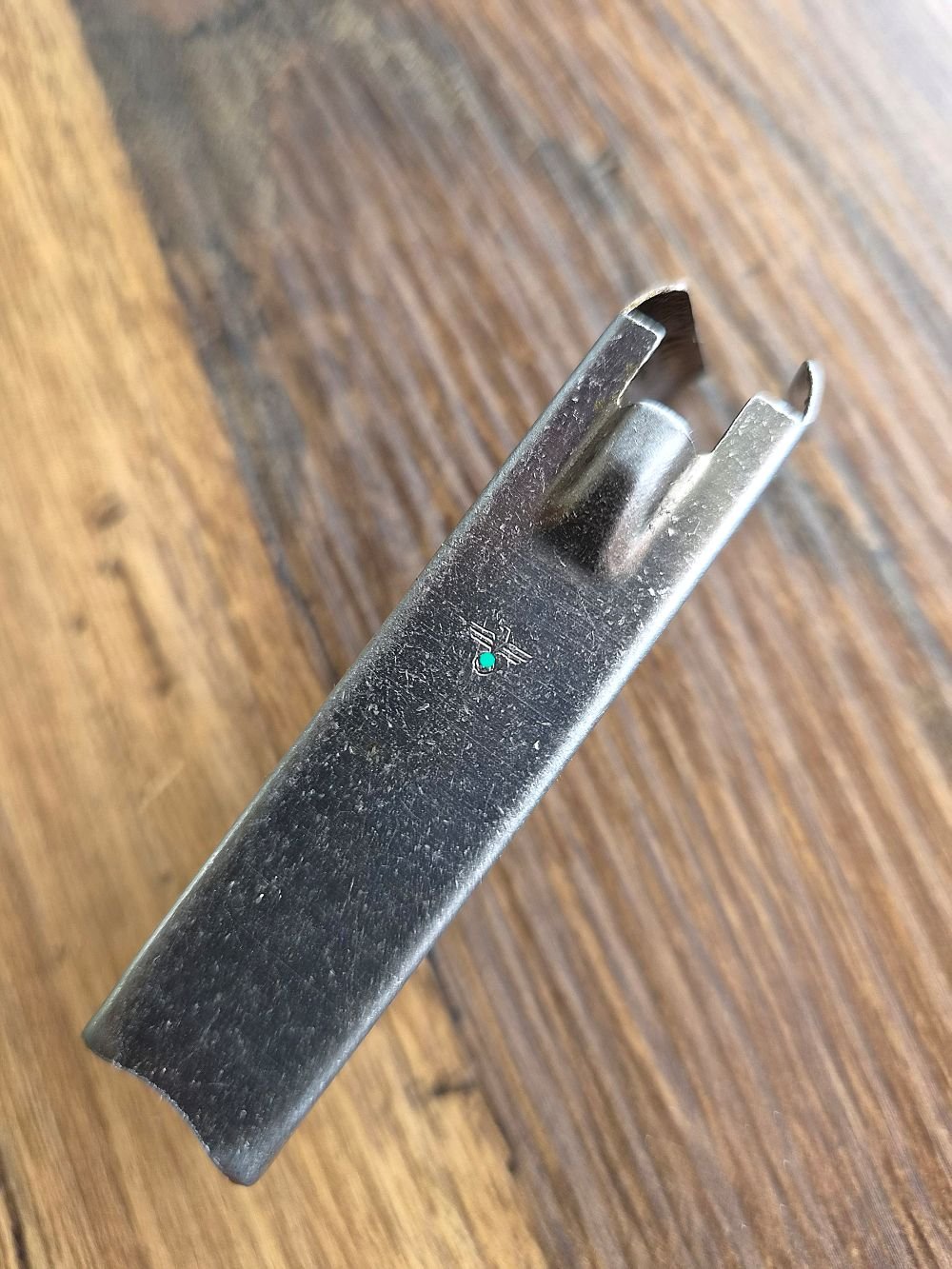 Laderahmen für (militärisches) STEYR Geradezug-Repetiergewehr M95 mit interessantem Bodenstempel – Bild 3