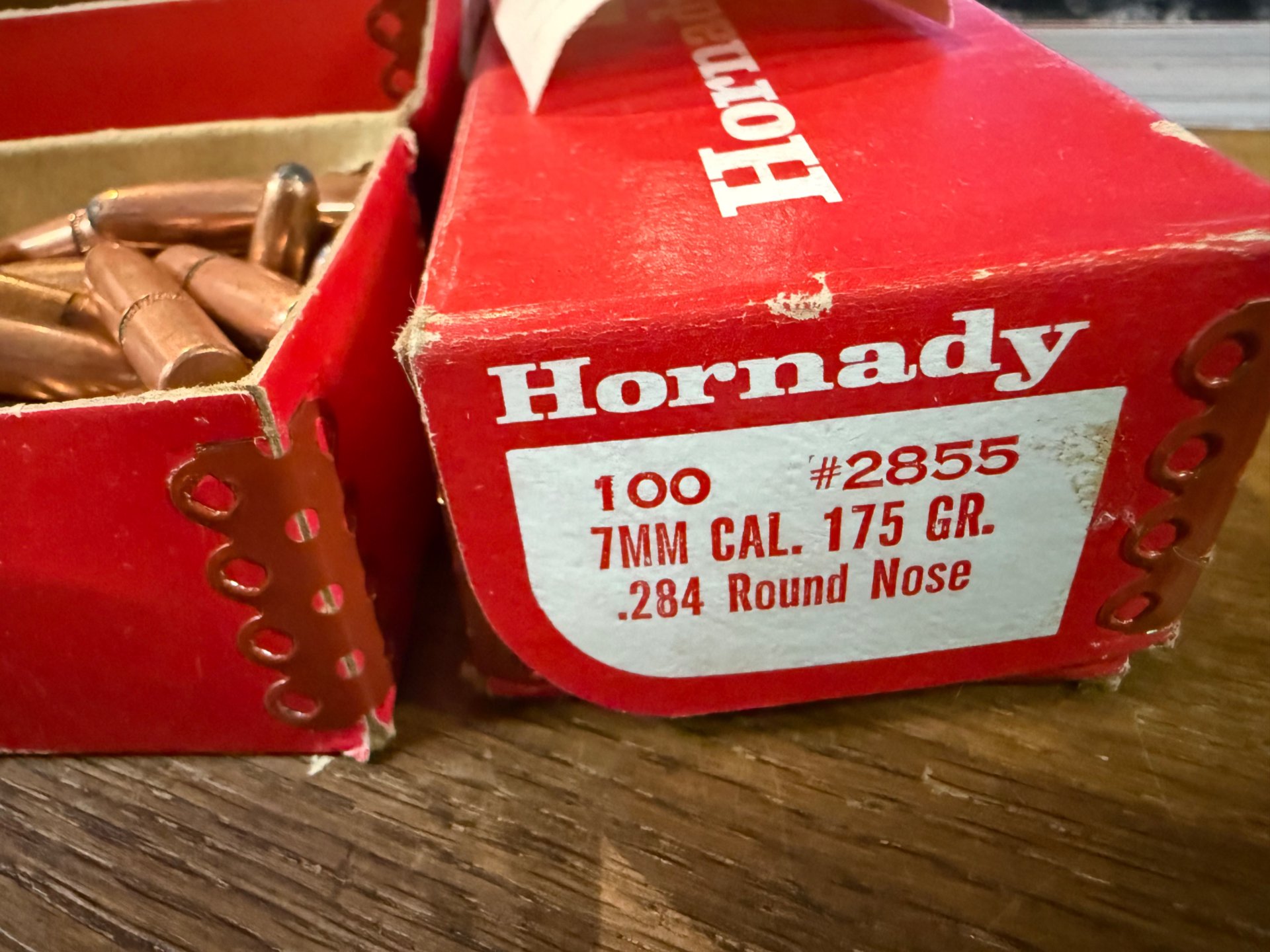 Hornady 7 mm Geschosse.175 grain .284 Round Nose 235 stk – Bild 2