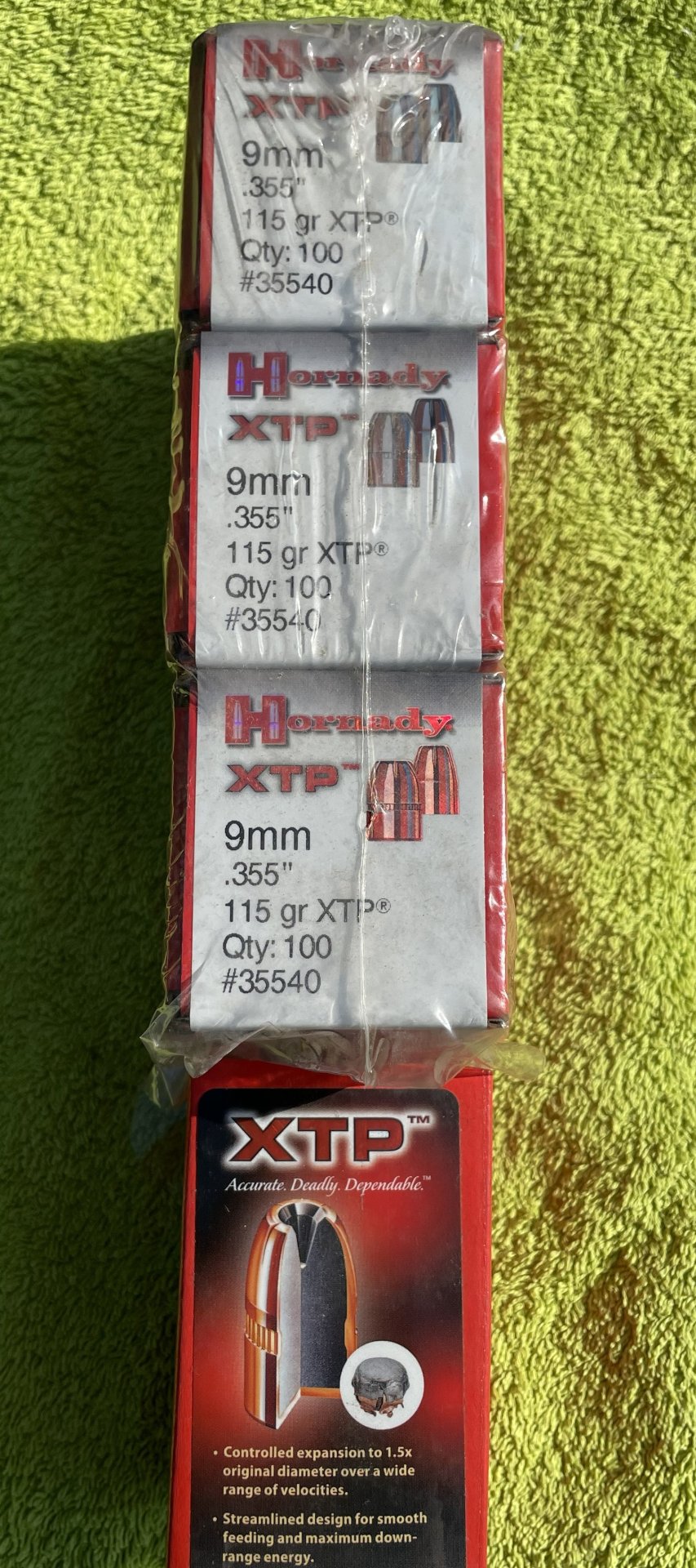 Geschosse Hornady XTP (35540) .355 115 grain 350 Stück – Bild 1