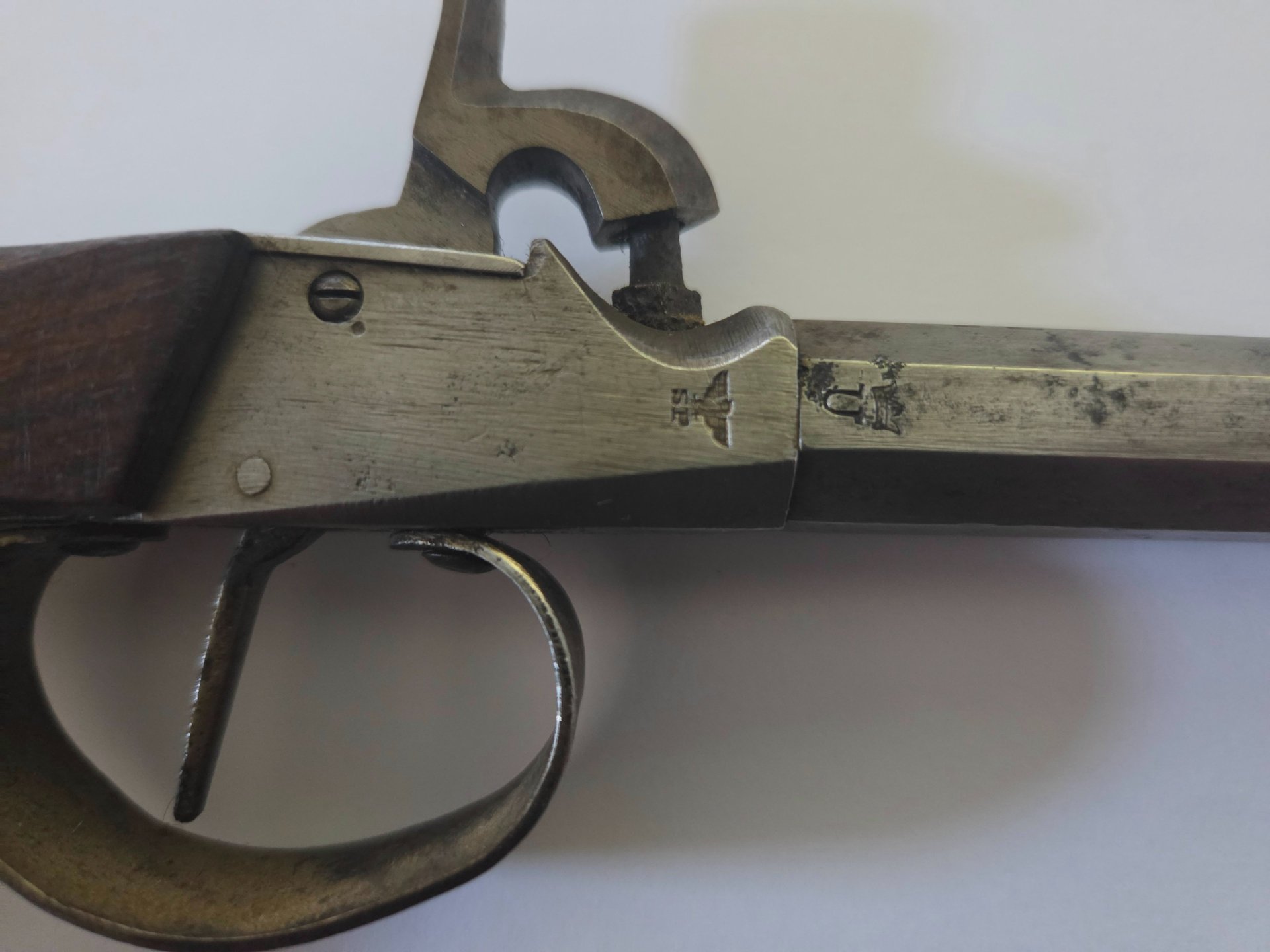 Perkusions Pistole - Vorderlader - um 1900 - mit Beschuss – Bild 4