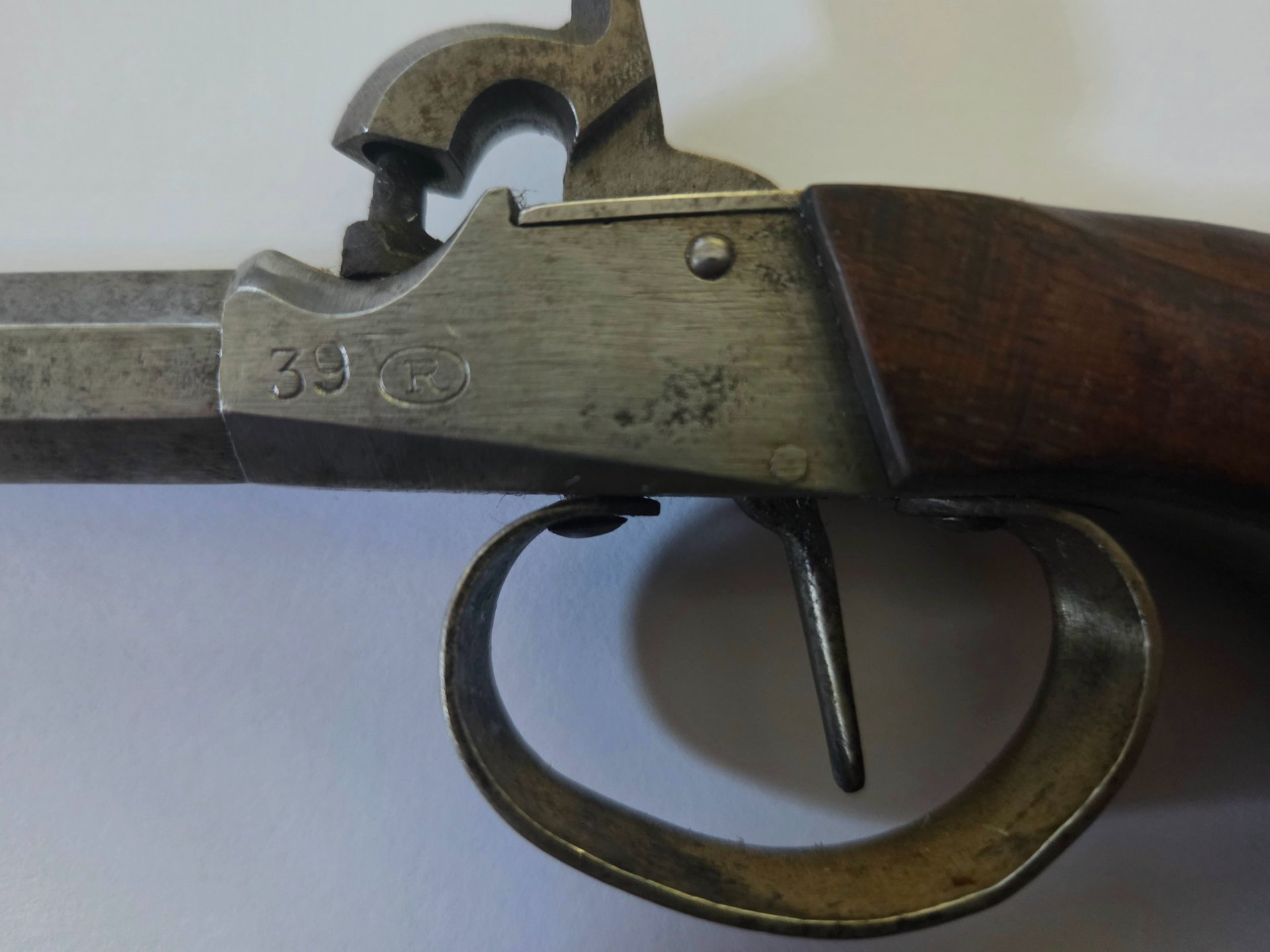 Perkusions Pistole - Vorderlader - um 1900 - mit Beschuss – Bild 3