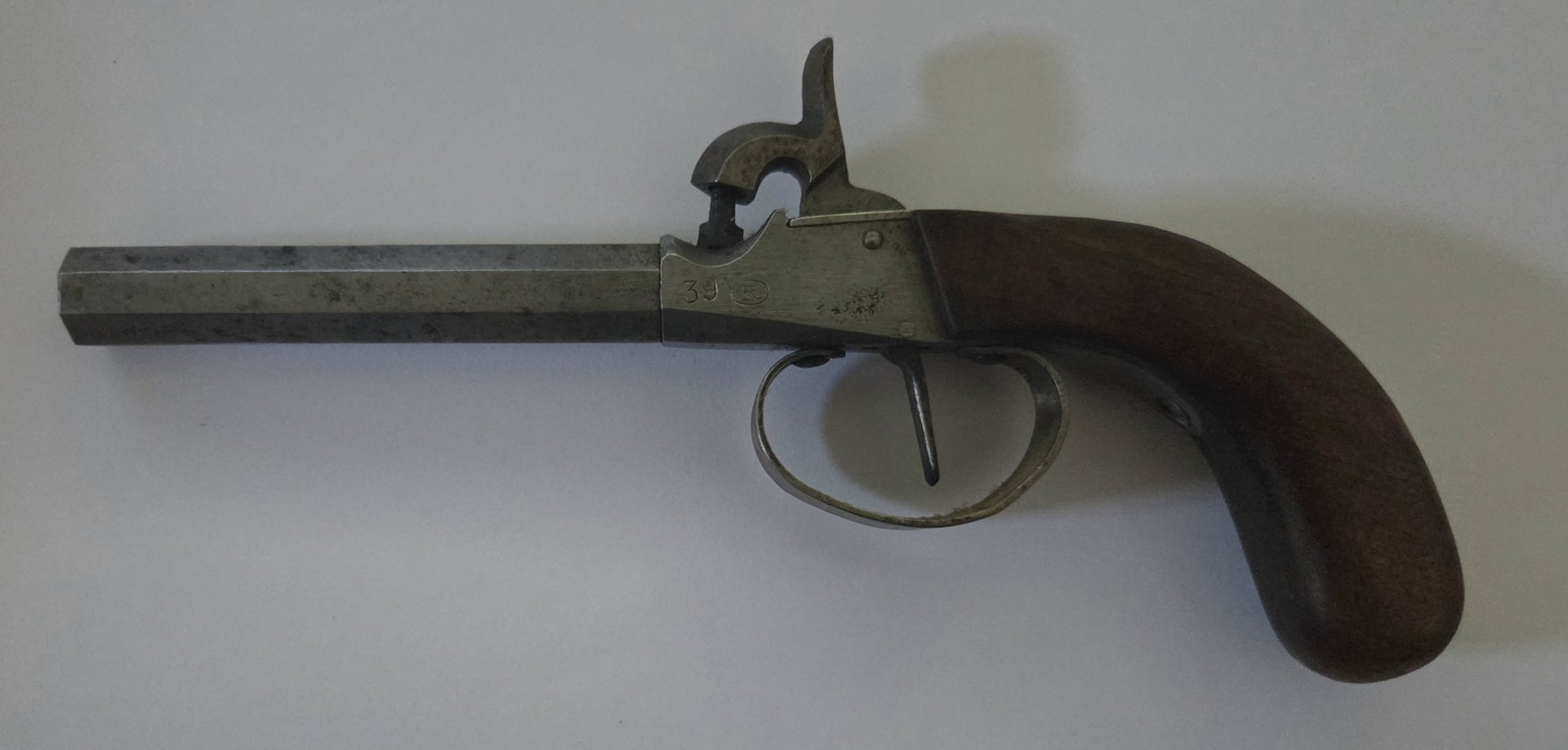 Perkusions Pistole - Vorderlader - um 1900 - mit Beschuss – Bild 2