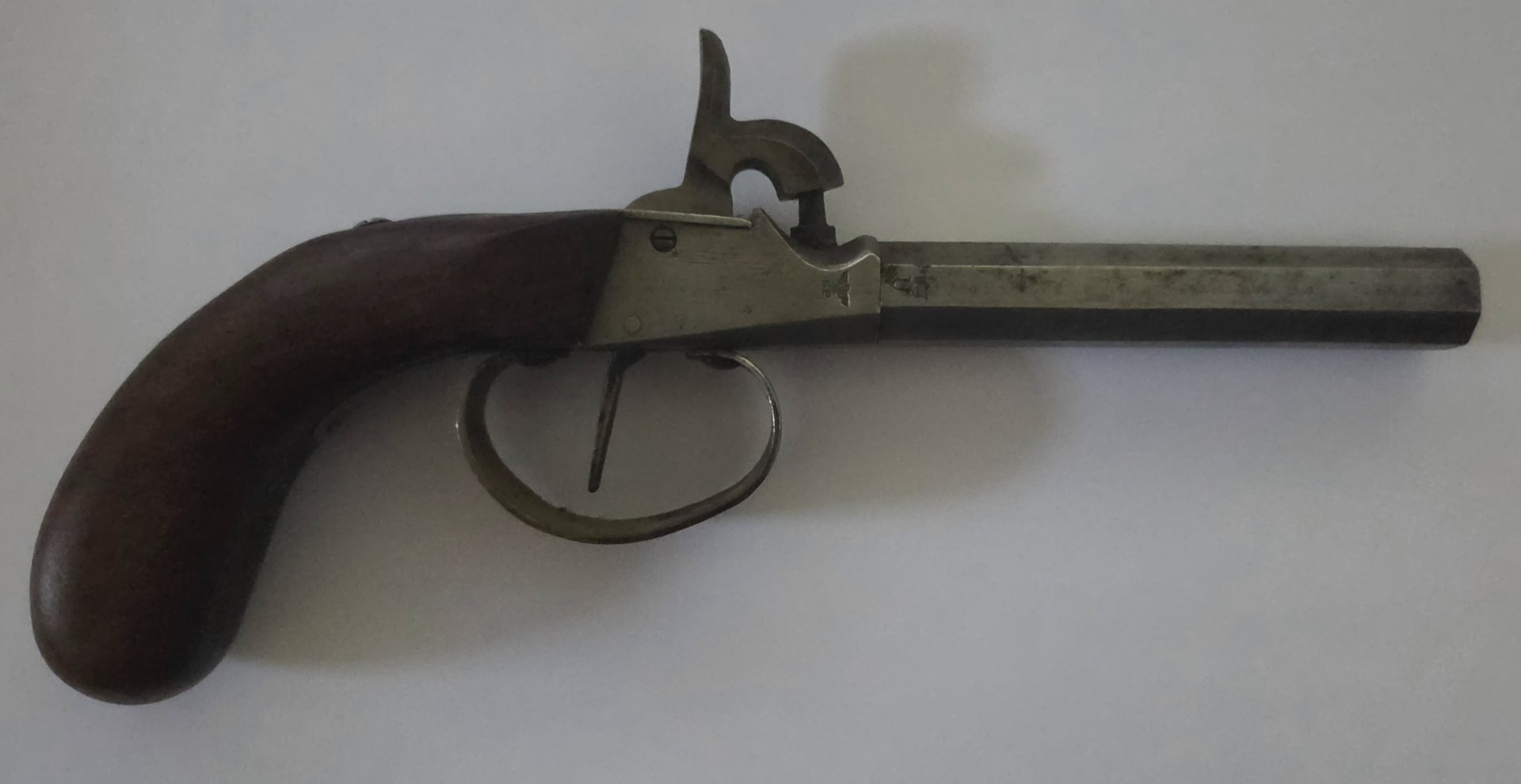 Perkusions Pistole - Vorderlader - um 1900 - mit Beschuss – Bild 1