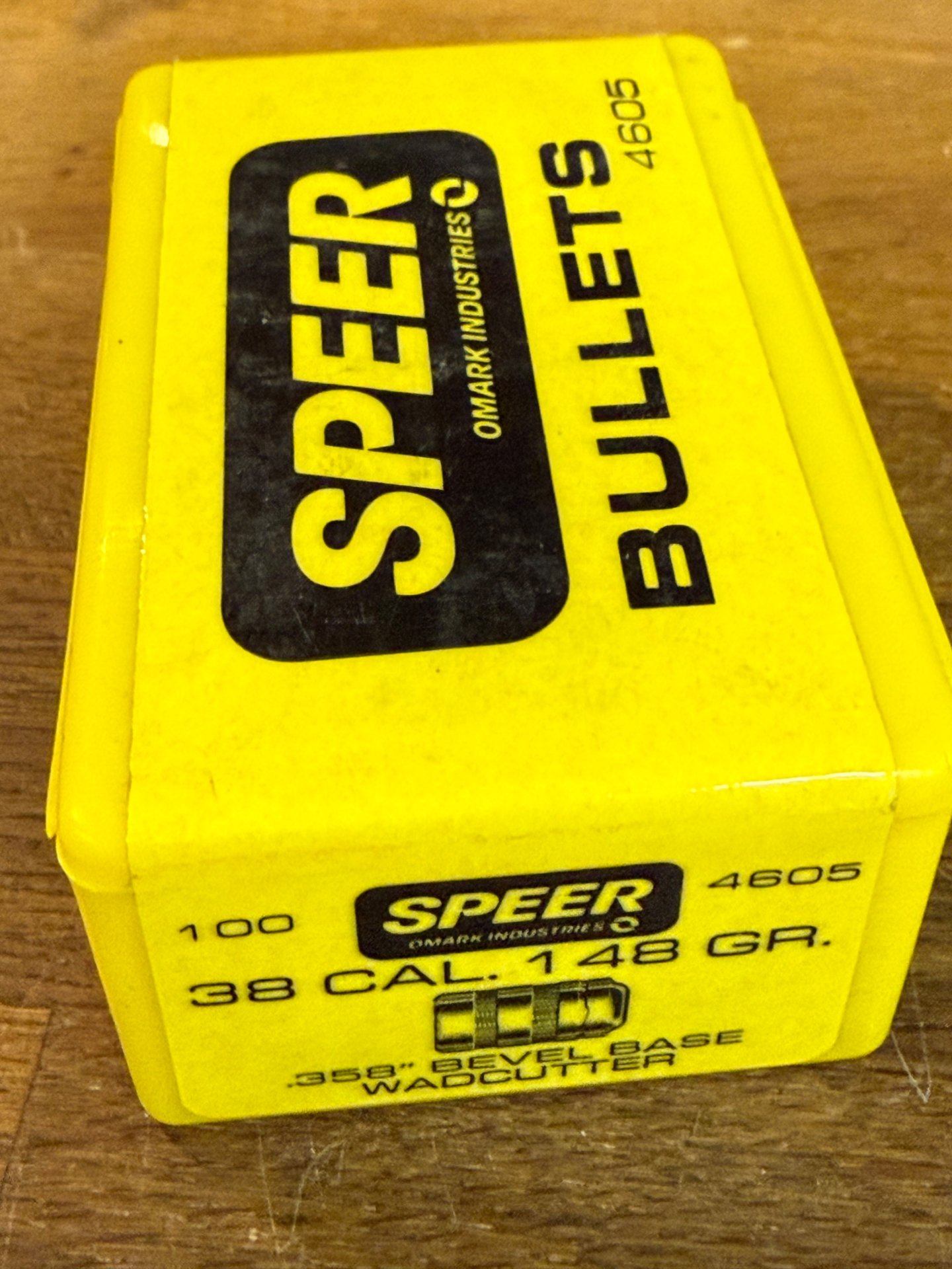 Spee Geschosse .38 148 grain .358 Bevel Base WC 100 stk. – Bild 1