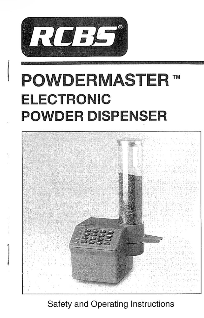 RCBS Powdermaster Electronic Powder Dispencer – Bild 2