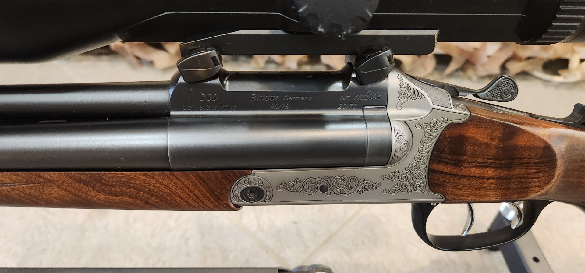 Blaser D99 Luxus, 9,3x74R, 20/76 inkl. Zeiss Conquest V6 TOP – Bild 2