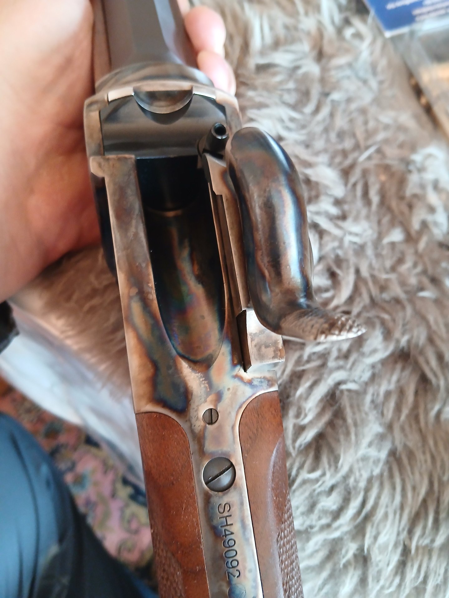 Neuer Perkussions Hinterlader Pedersoli Sharps Sporting 1863, 32 Zoll ,Cal.54, Futeral/Diopter u.m. – Bild 6