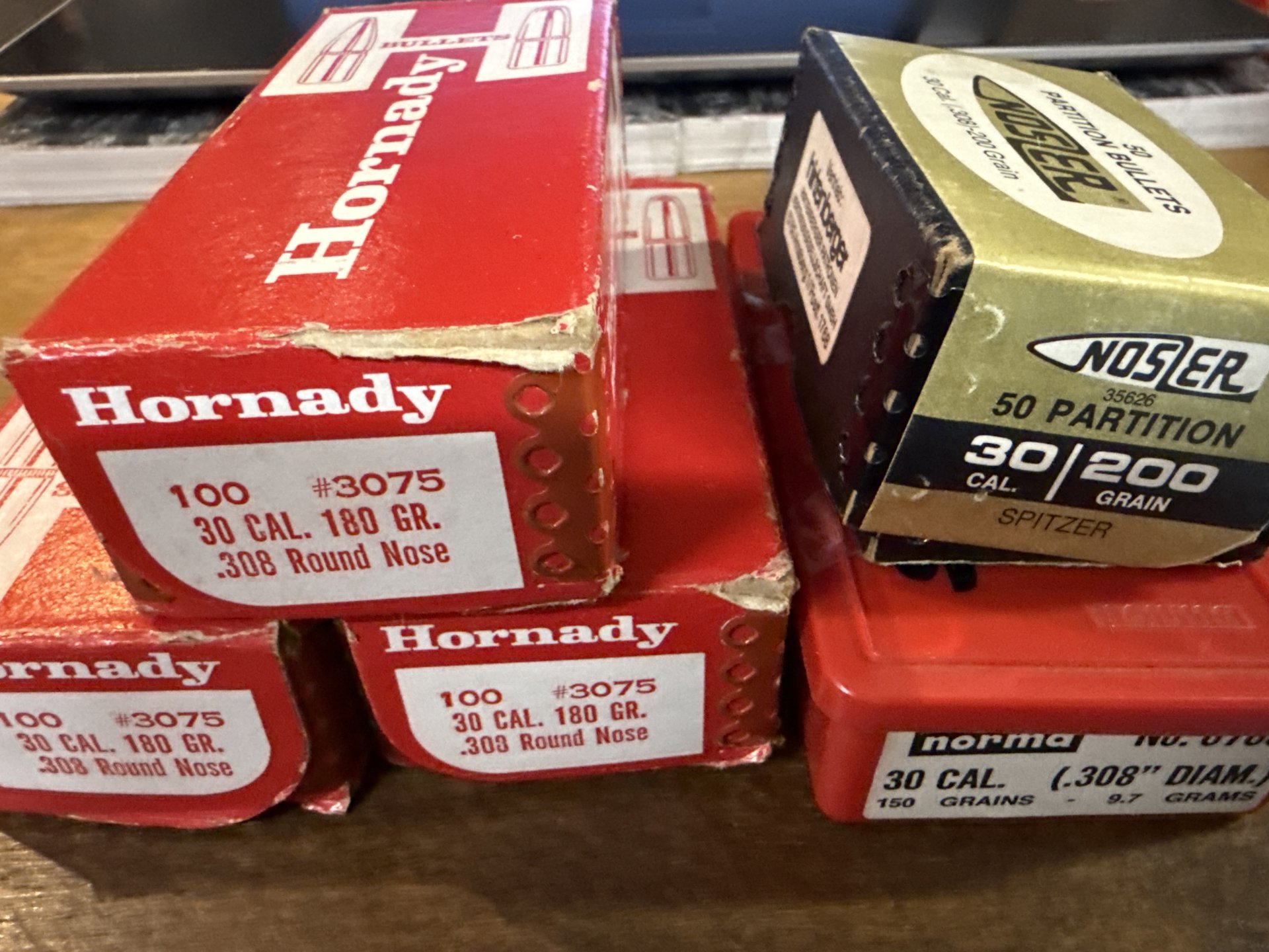 Hornady Geschosse .30 .180 grain .308 Round Nose 311 Stk – Bild 2