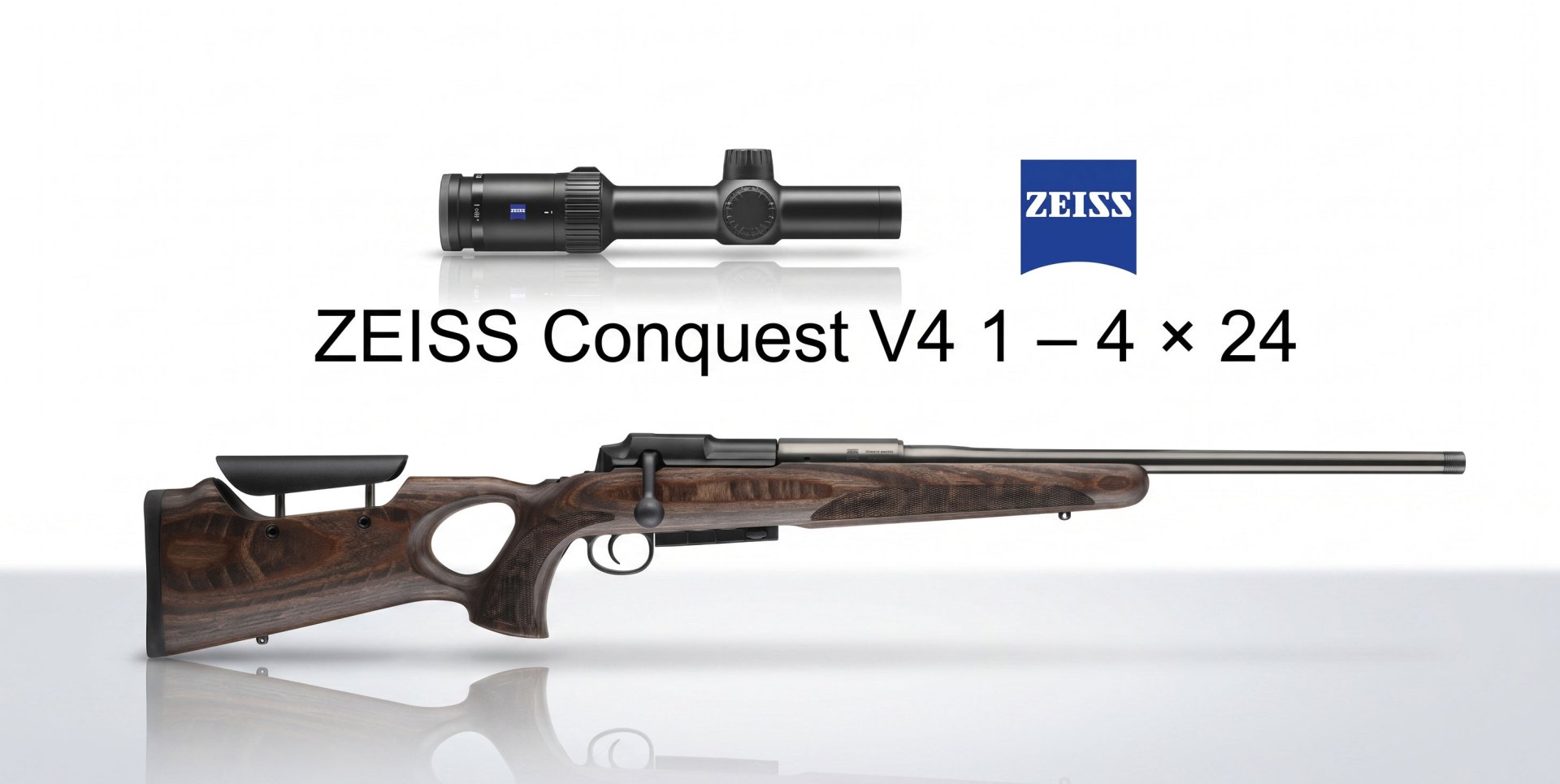 Mauser 25 Max .30-06 Geradezug-Repetierer + ZEISS Conquest V4 1-4x24 – Bild 1
