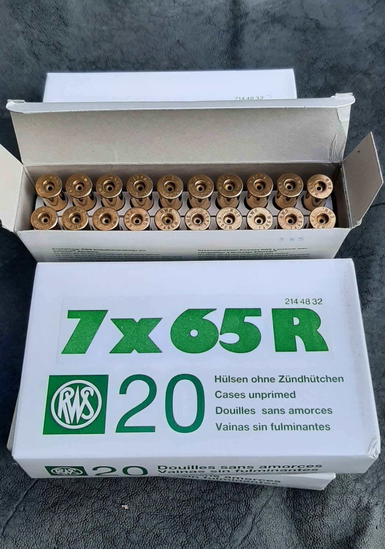 RWS - Hülsen 7 x 65 R – Bild 1
