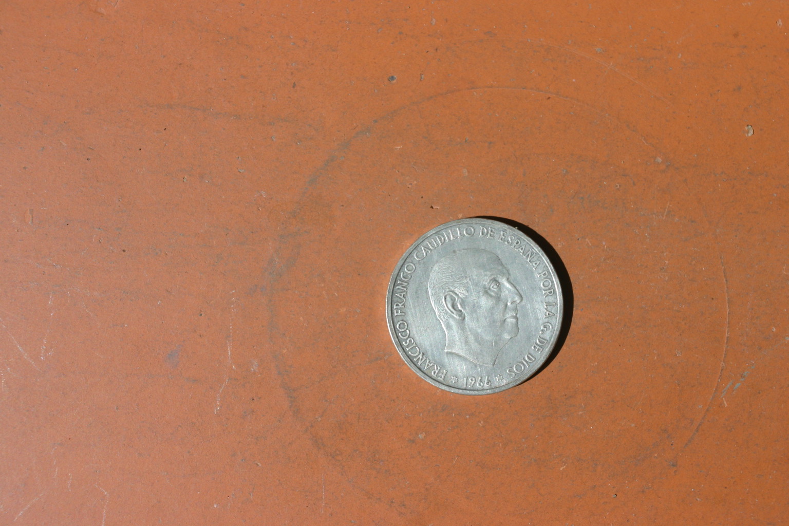 Silbermünze 100 Pesetas Spanien Franco v 1966 – Bild 1