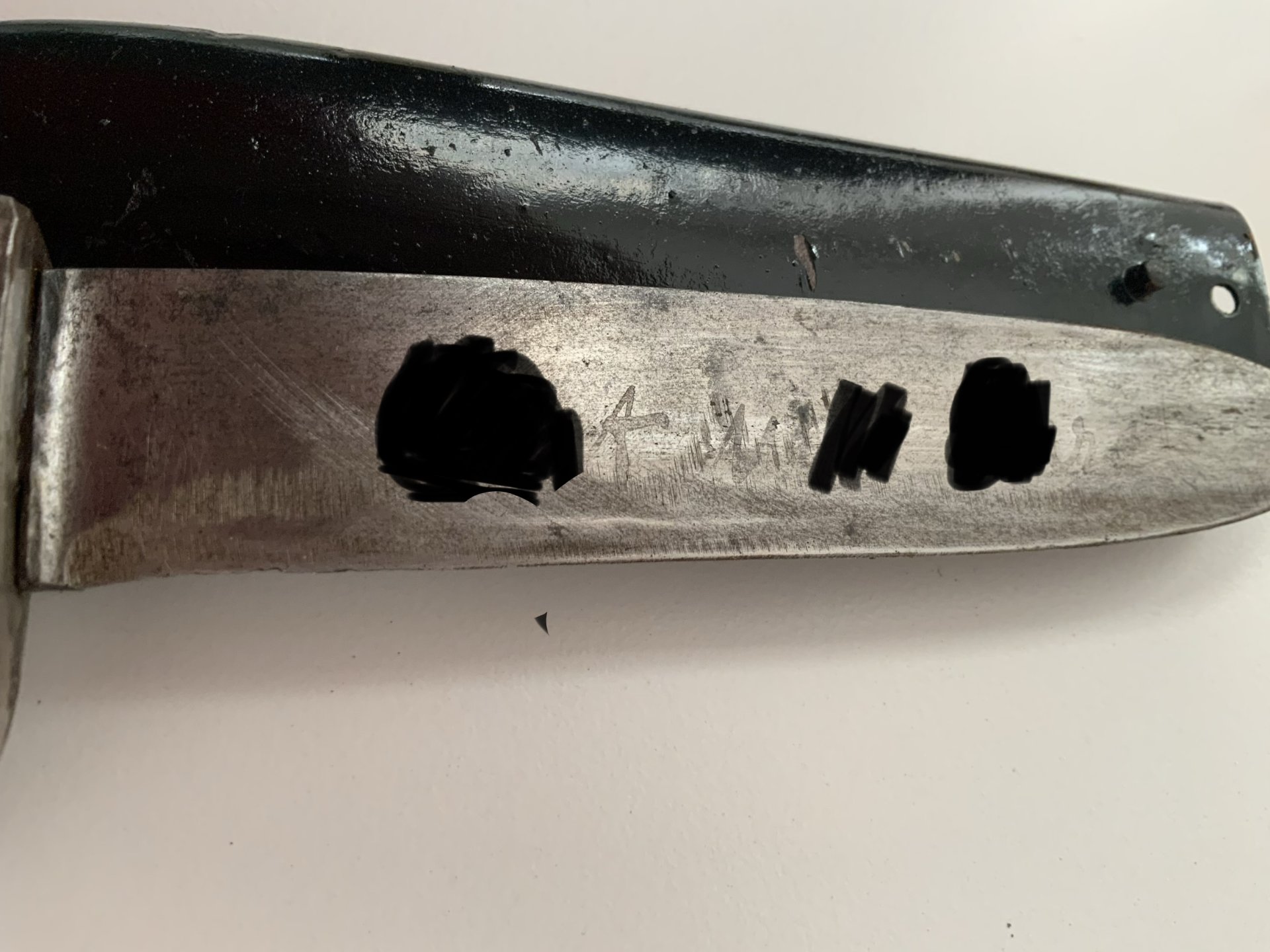 Hj Messer Dolch -Frühes Anton Wingen mit Devise !! Fundzustand – Bild 5