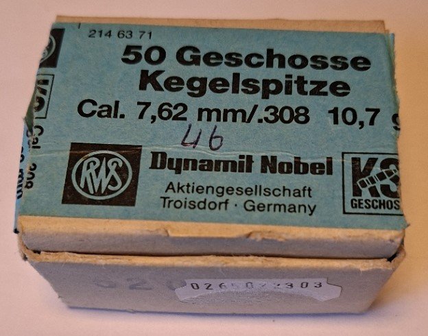 .30/.308 RWS Kegelspitze 165 gr – Bild 1