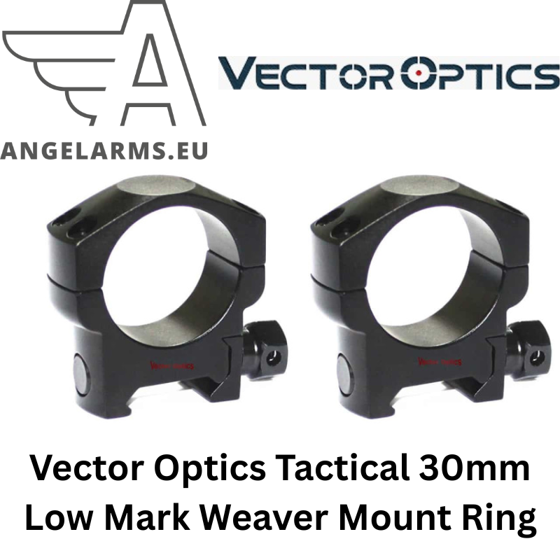 Vector Optics Tactical 30mm Low Mark Weaver Mount Ring www.angelarms.eu – Bild 2