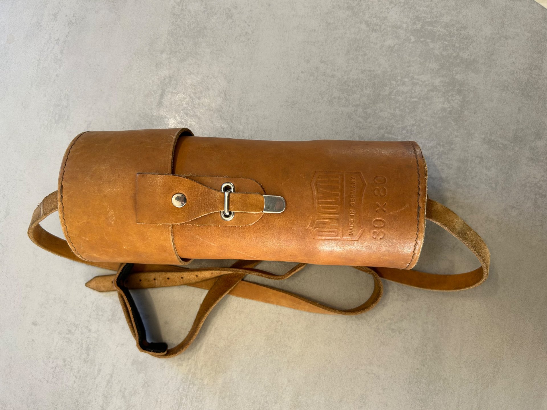 Optolyth 30x80 Spektiv Fernrohr Ceralin Made in West Germany inkl. Ledertasche – Bild 6