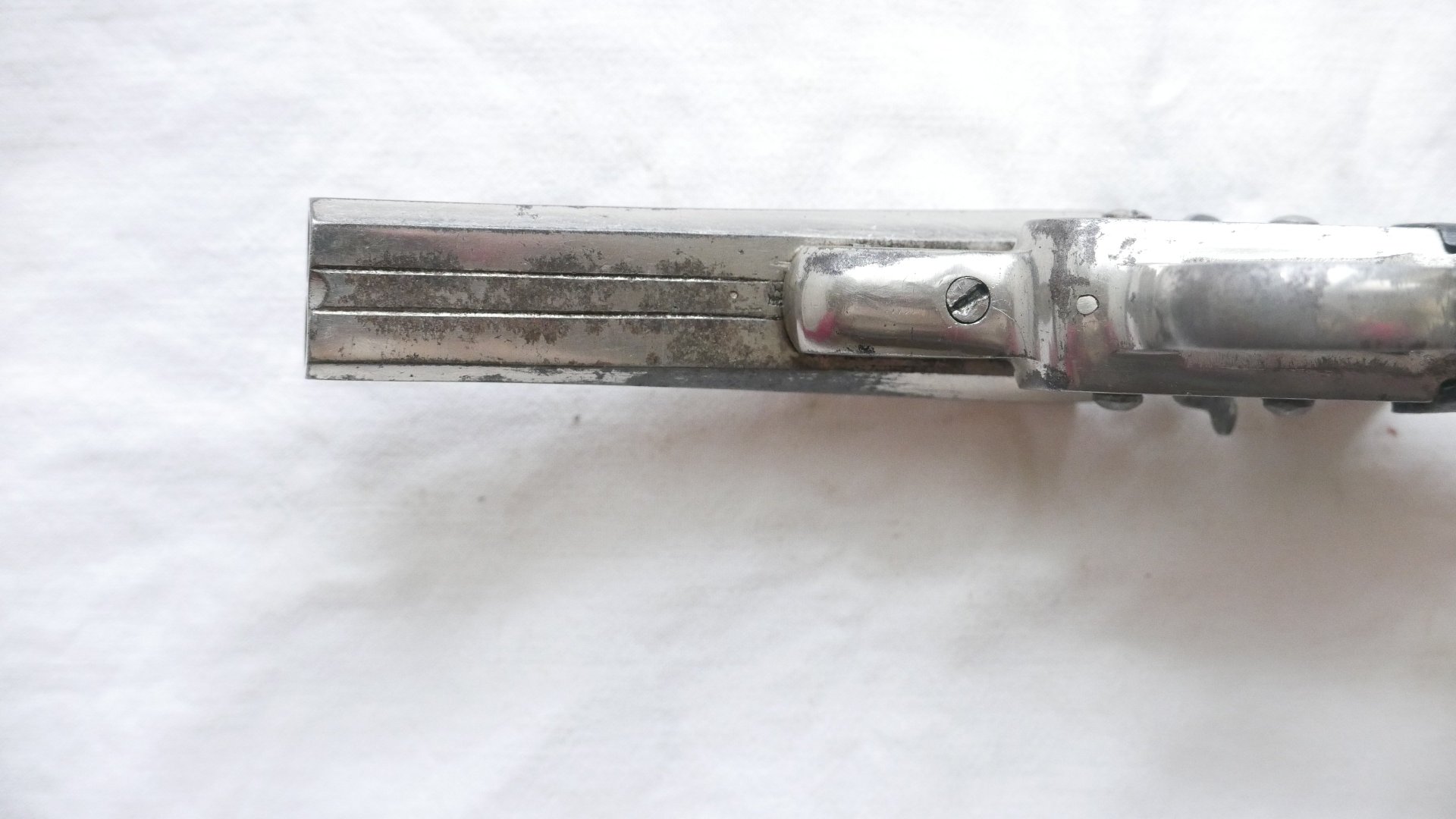 Doppelläufige Pistole ähnlich belg. Gendarmeriepistole Kal. 44 Russian – Bild 8