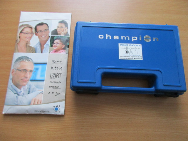 Schießbrille : Champion Modell Olympic Blau incl. Zubehör / Müller - Manching – Bild 4