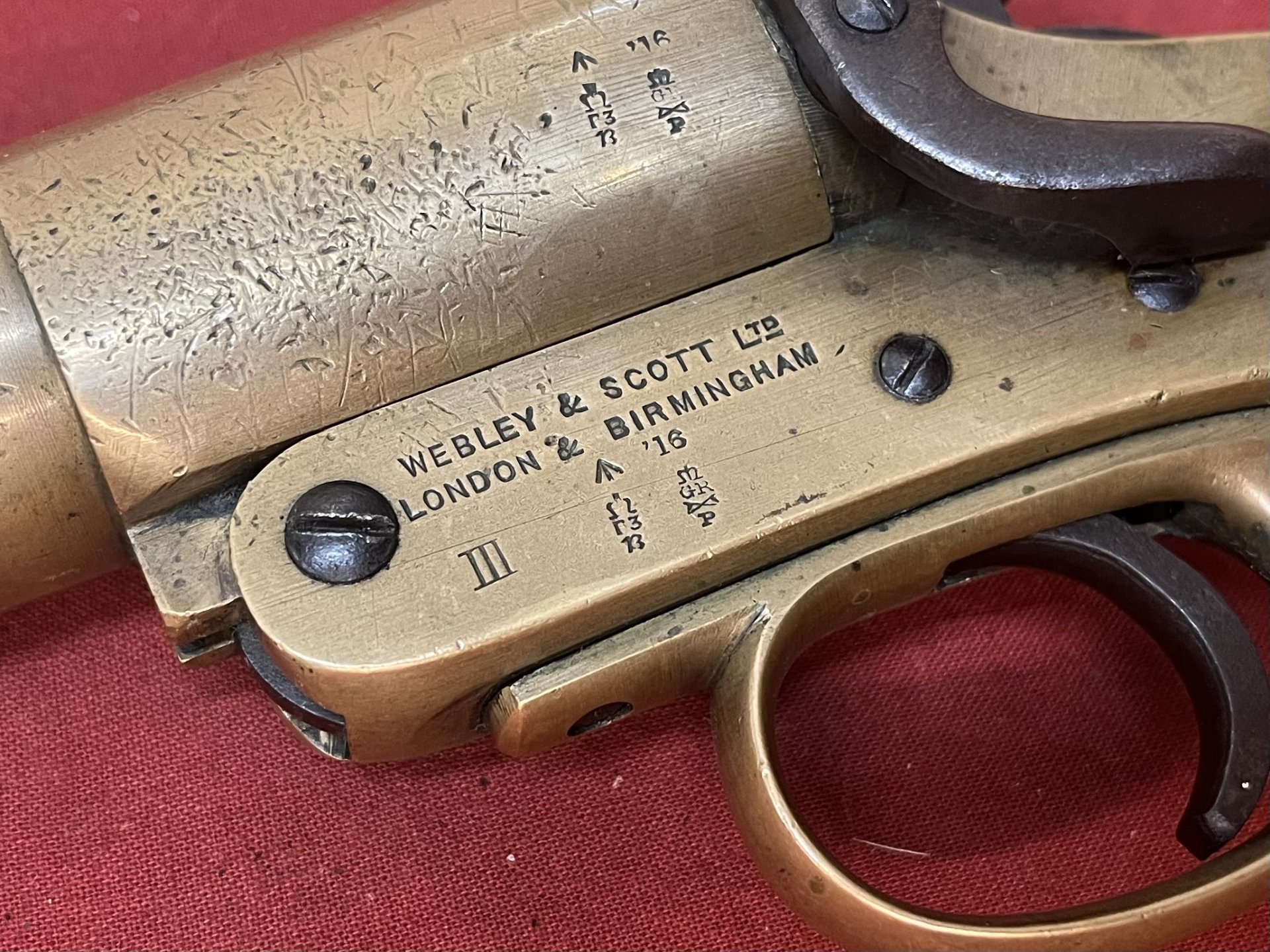 Webley & Scott No. 1 Mk III Signalpistole – 1916 – 1. Weltkrieg – Bild 3
