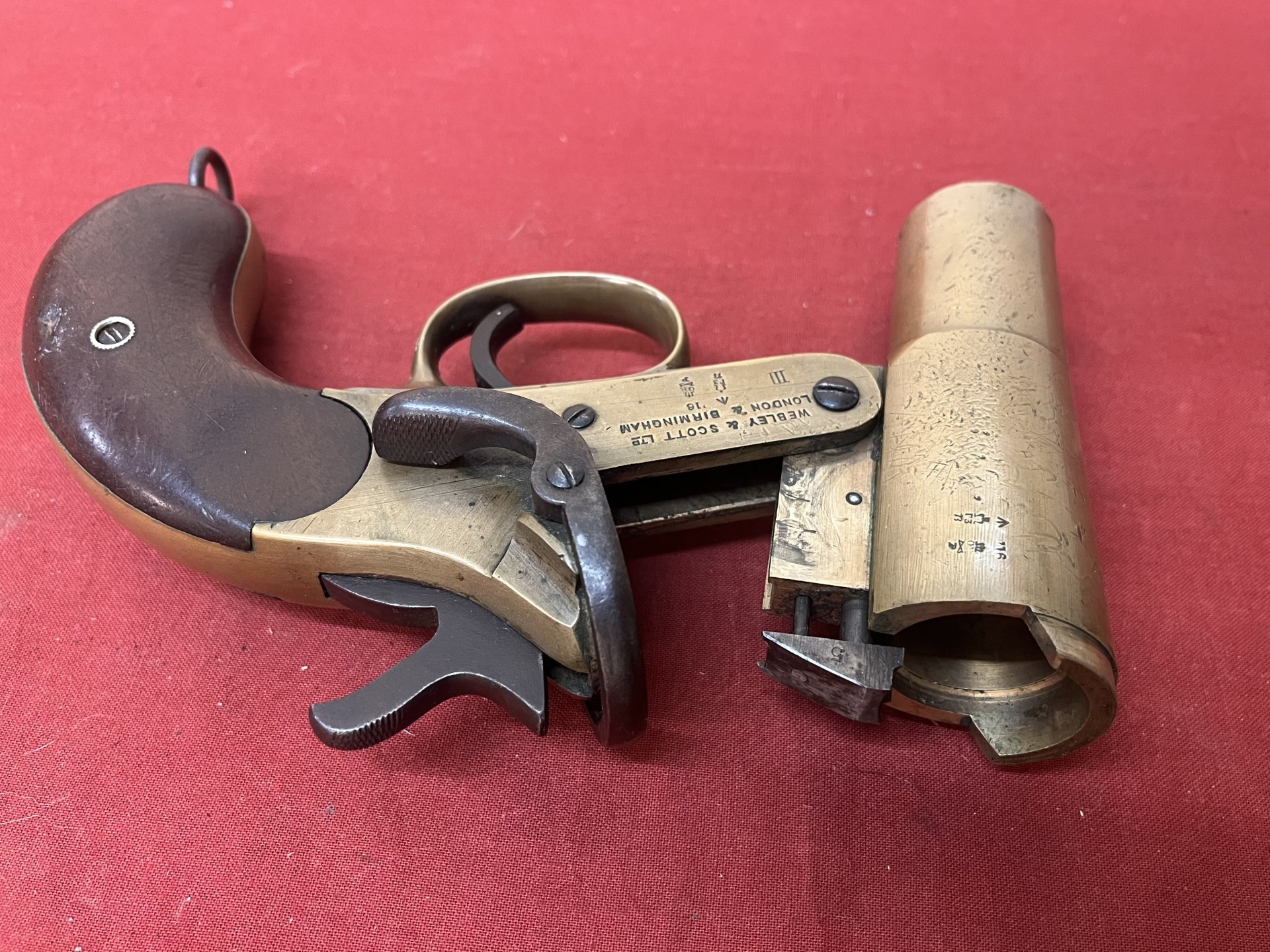 Webley & Scott No. 1 Mk III Signalpistole – 1916 – 1. Weltkrieg – Bild 6
