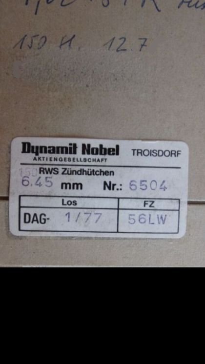 Berdan-Zündhütchen 6,45 mm Ø – Bild 1