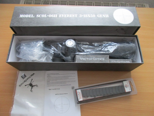 Vector Optics : SCOL-062 Everest 3-18x50 Gen.2 Zielfernrohr Neu incl. 3 Montagen – Bild 4