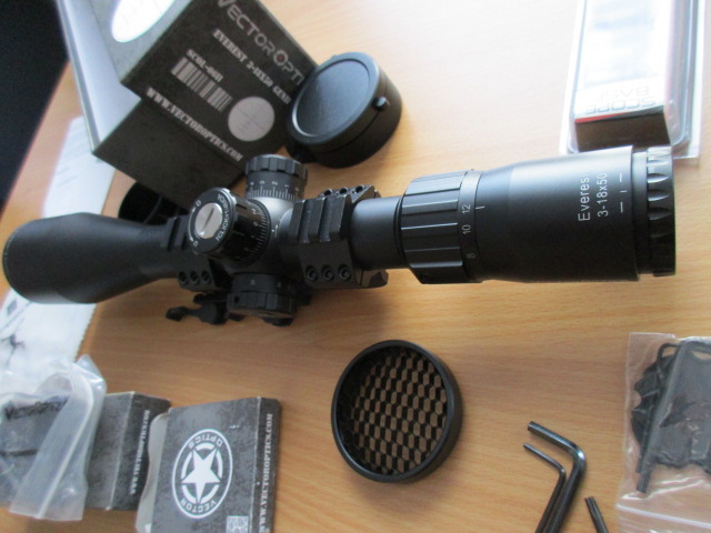 Vector Optics : SCOL-062 Everest 3-18x50 Gen.2 Zielfernrohr Neu incl. 3 Montagen – Bild 2