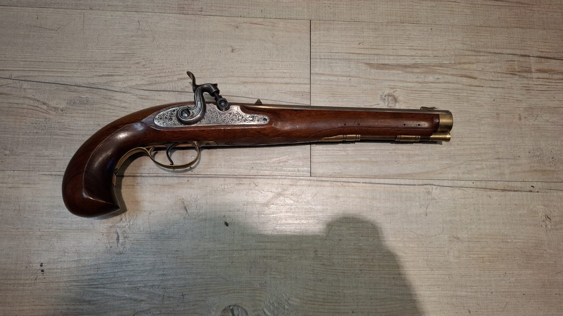 Pedersoli Vorderlader Pistole Schwarzpulver Perkussion .44 BP frei ab 18 – Bild 1