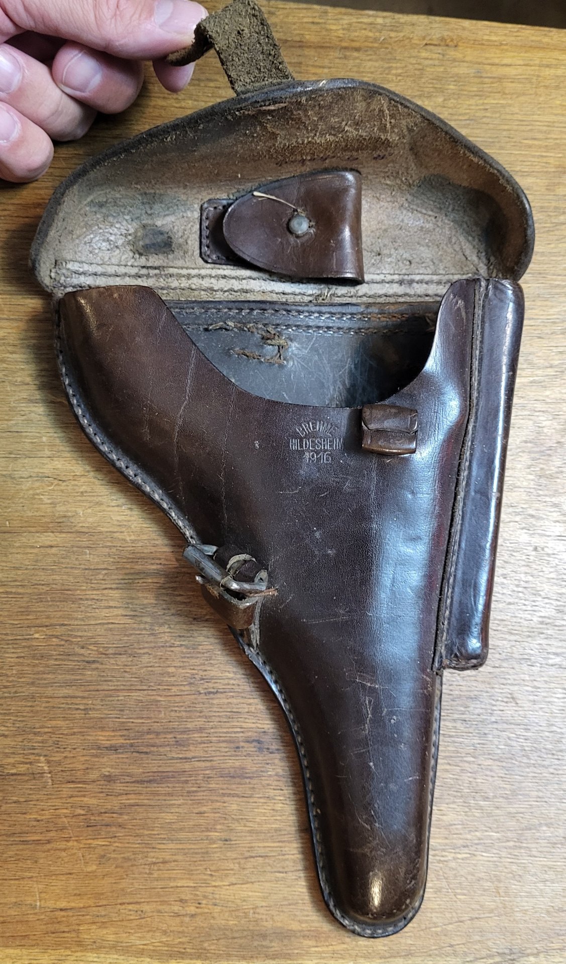Holster P08, Original 1916, sehr guter Zustand – Bild 5
