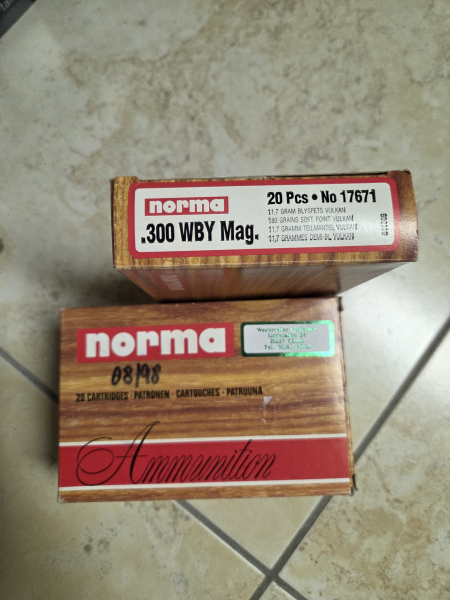 60 Norma Patronen in 300 Wetharby Mag Vulkan 11,7 g – Bild 1